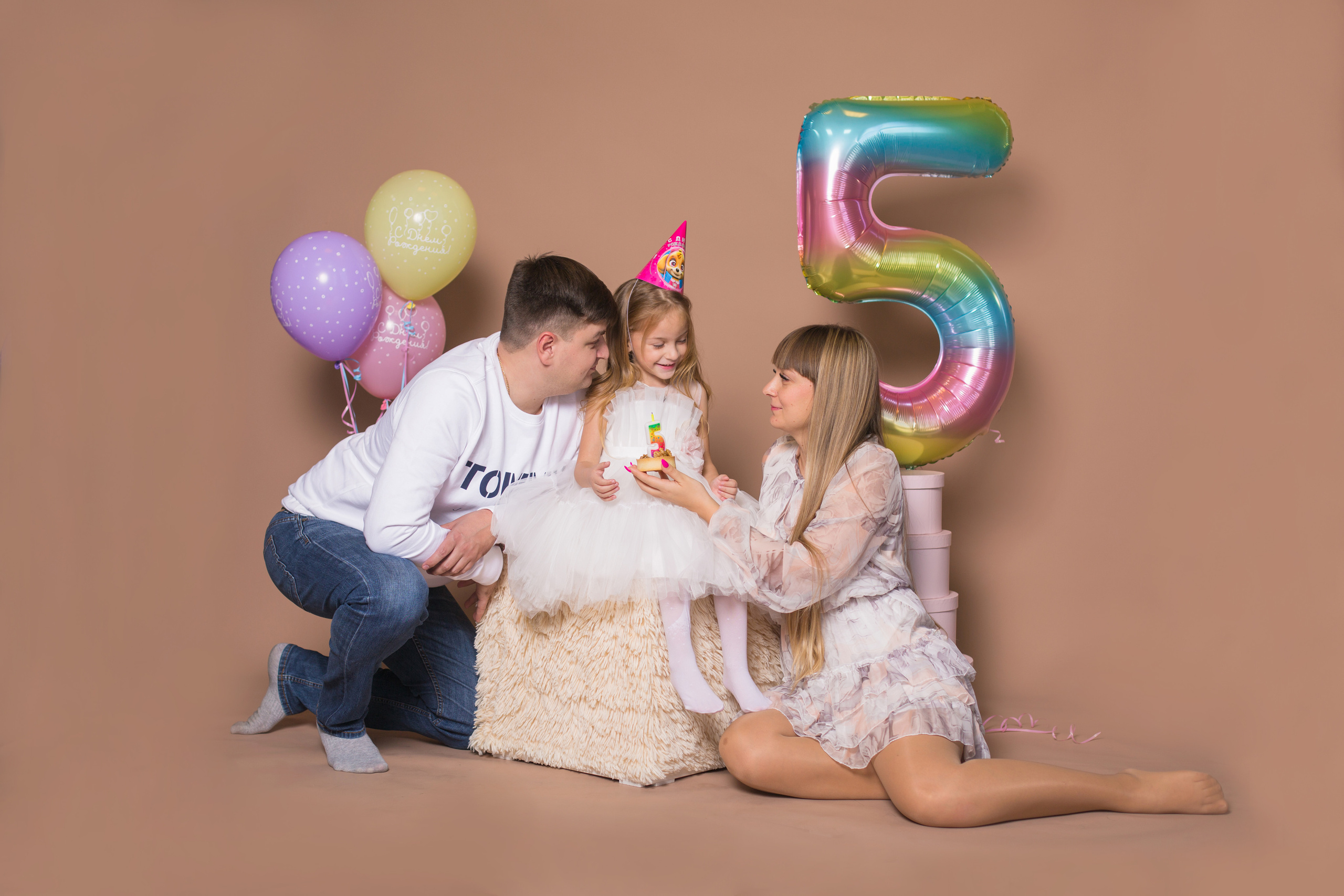 День рождения 5 лет в фотостудии. Фотограф в Сочи Красной поляне Абхазии Юлия Кормишенко