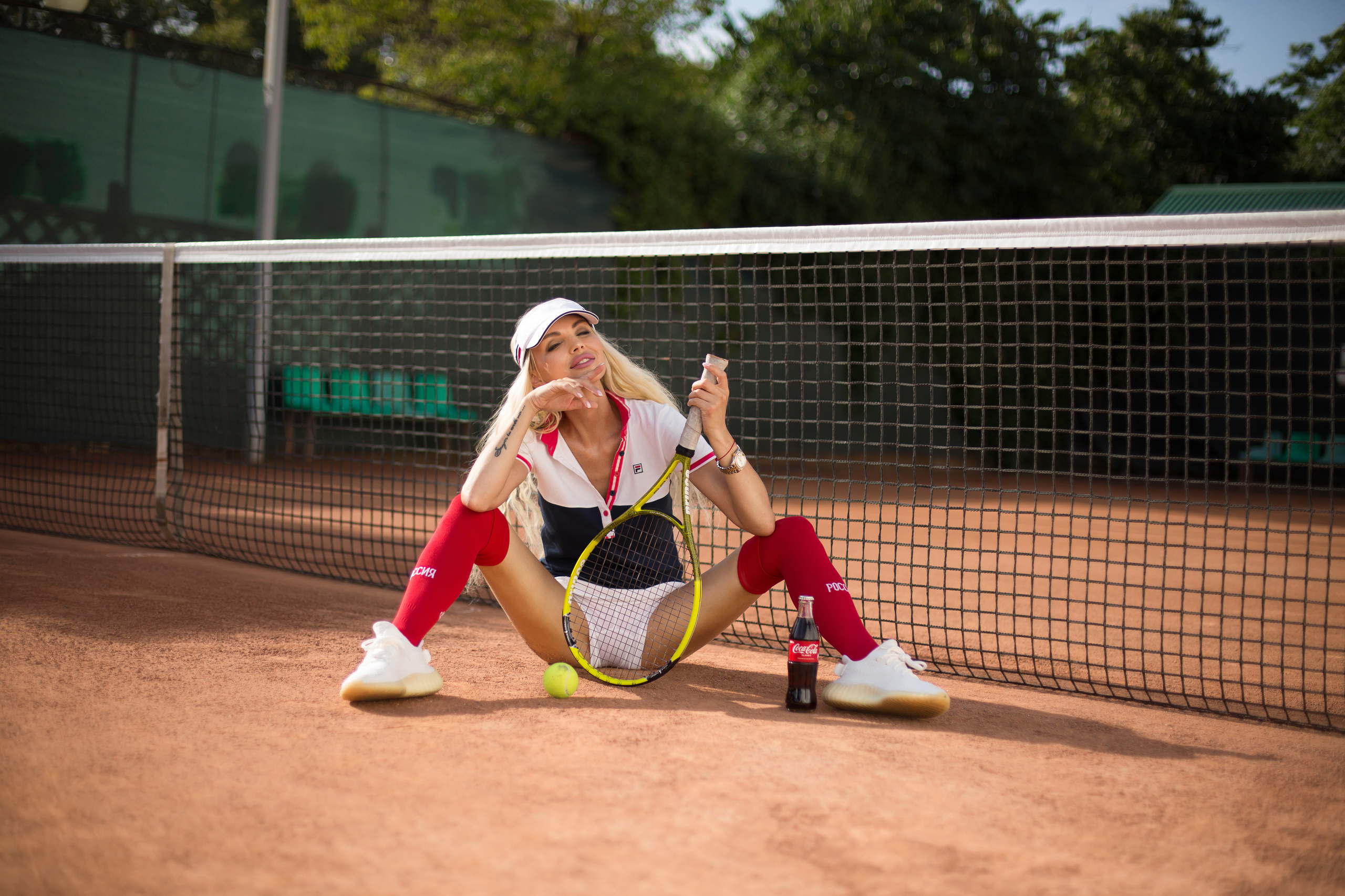 Фотосессия на теннисном корте. Фотограф в Сочи Красной поляне Абхазии Юлия Кормишенко