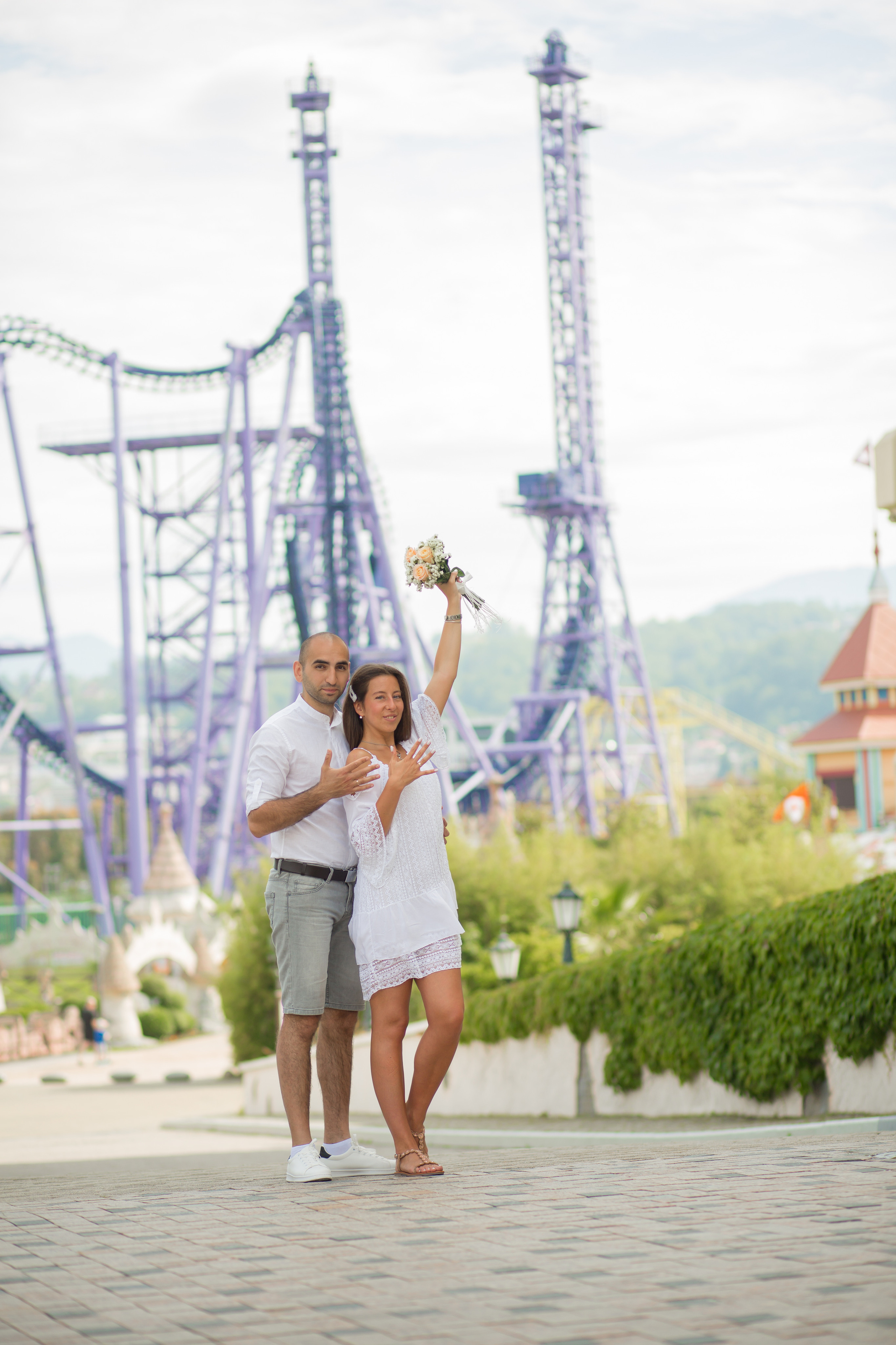Лав стори в Олимпийском парке. Фотограф в Сочи Красной поляне Абхазии Юлия Кормишенко