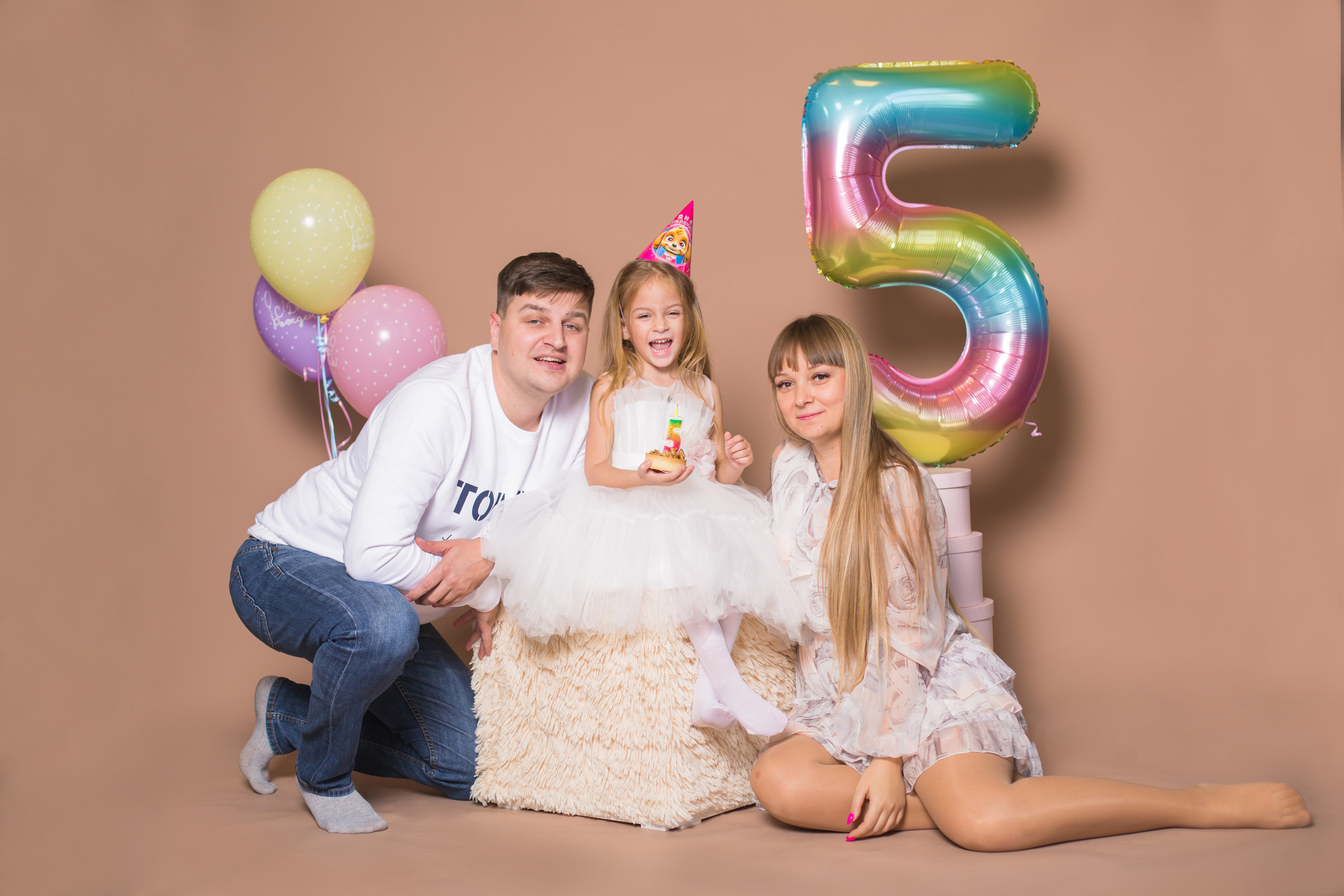 День рождения 5 лет в фотостудии. Фотограф в Сочи Красной поляне Абхазии Юлия Кормишенко