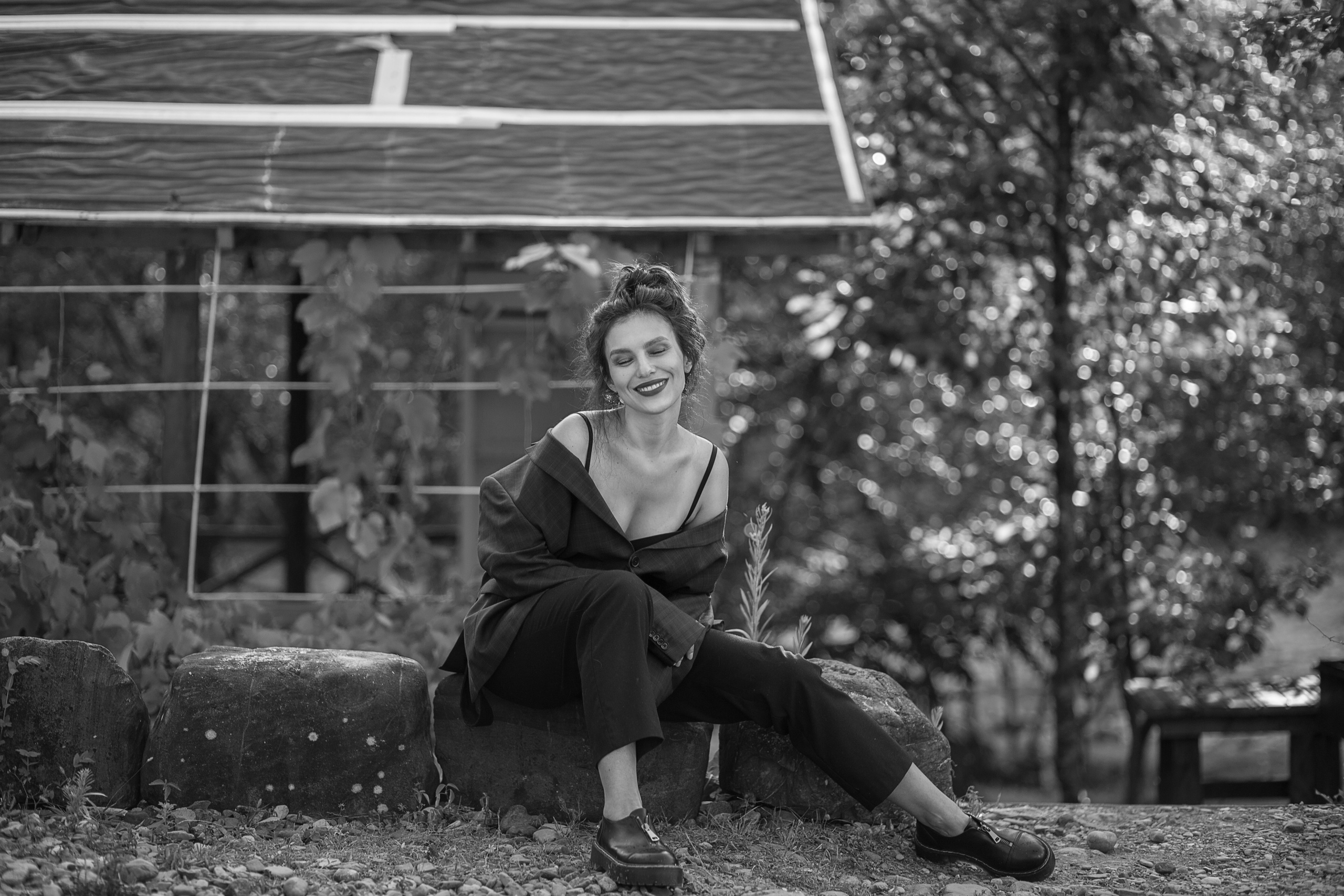 Чб фотосессия. Оксана. Фотограф в Сочи Красной поляне Абхазии Юлия Кормишенко