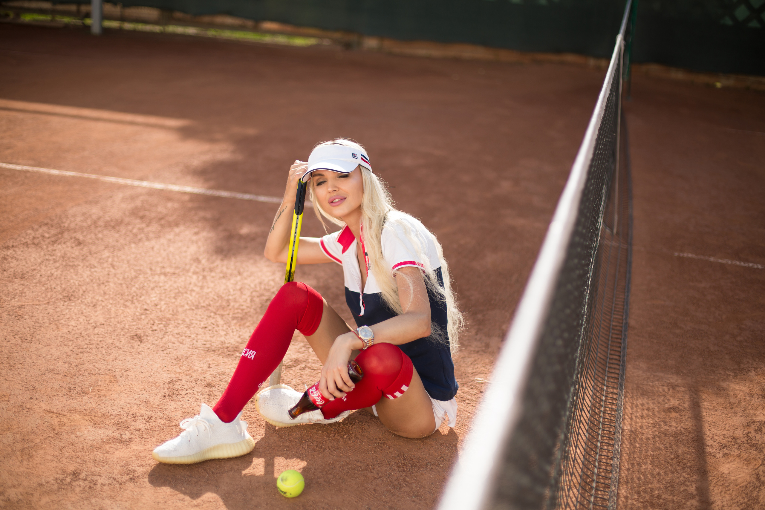 Фотосессия на теннисном корте. Фотограф в Сочи Красной поляне Абхазии Юлия Кормишенко