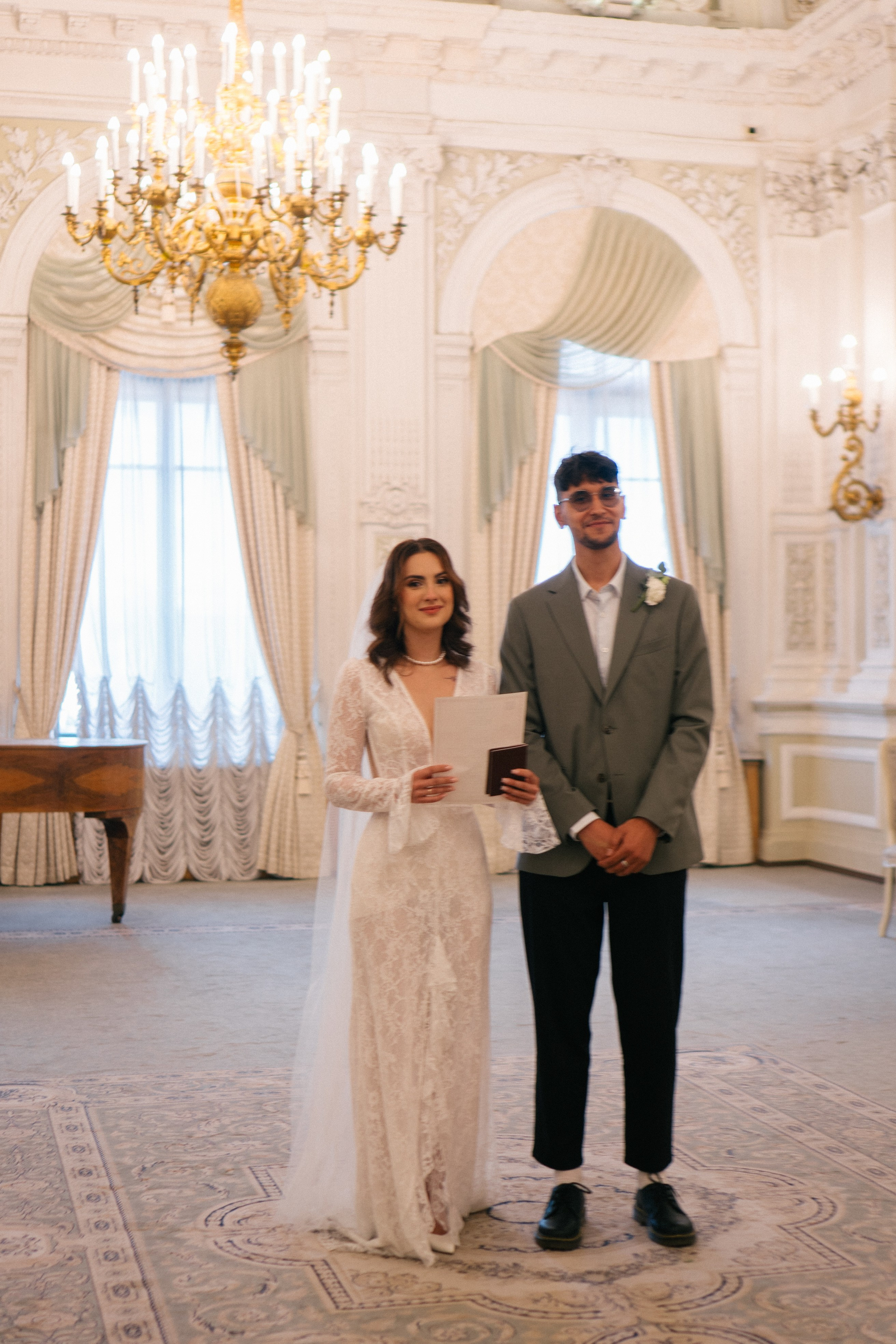 СВАДЕБНАЯ СЬЕМКА В ПЕРВОМ ДВОРЦЕ БРАКОСОЧЕТАНИЯ. Профессиональный фотограф, Санкт-Петербург — Виктория Богомолова