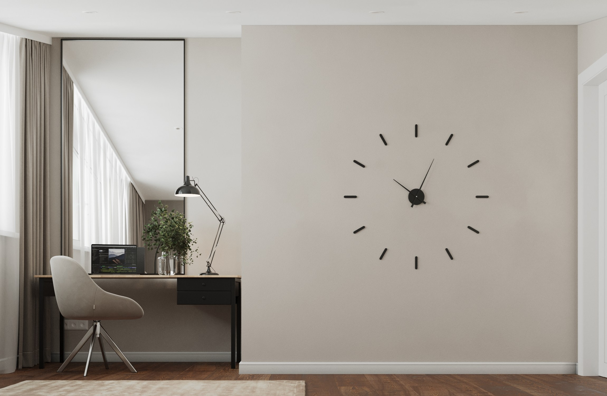 Проект квартиры в Хрустальном парке. 3D-дизайнер Кристина Пуляевская