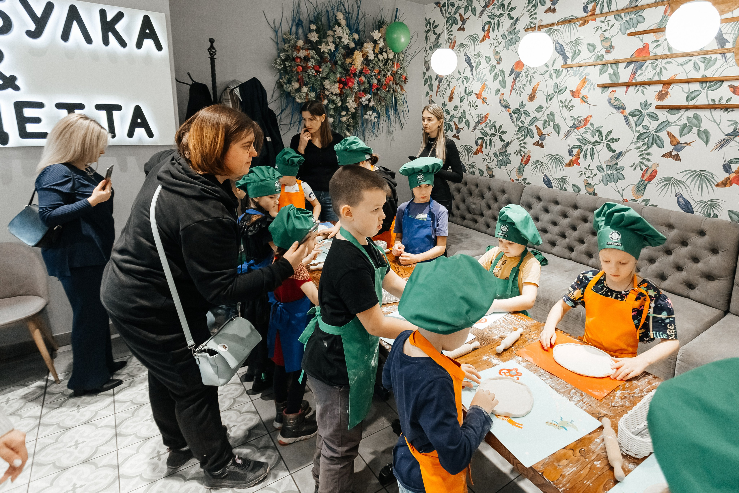 Детский мастер-класс в «Кофебулка». Фотограф Кемерово | Сергей