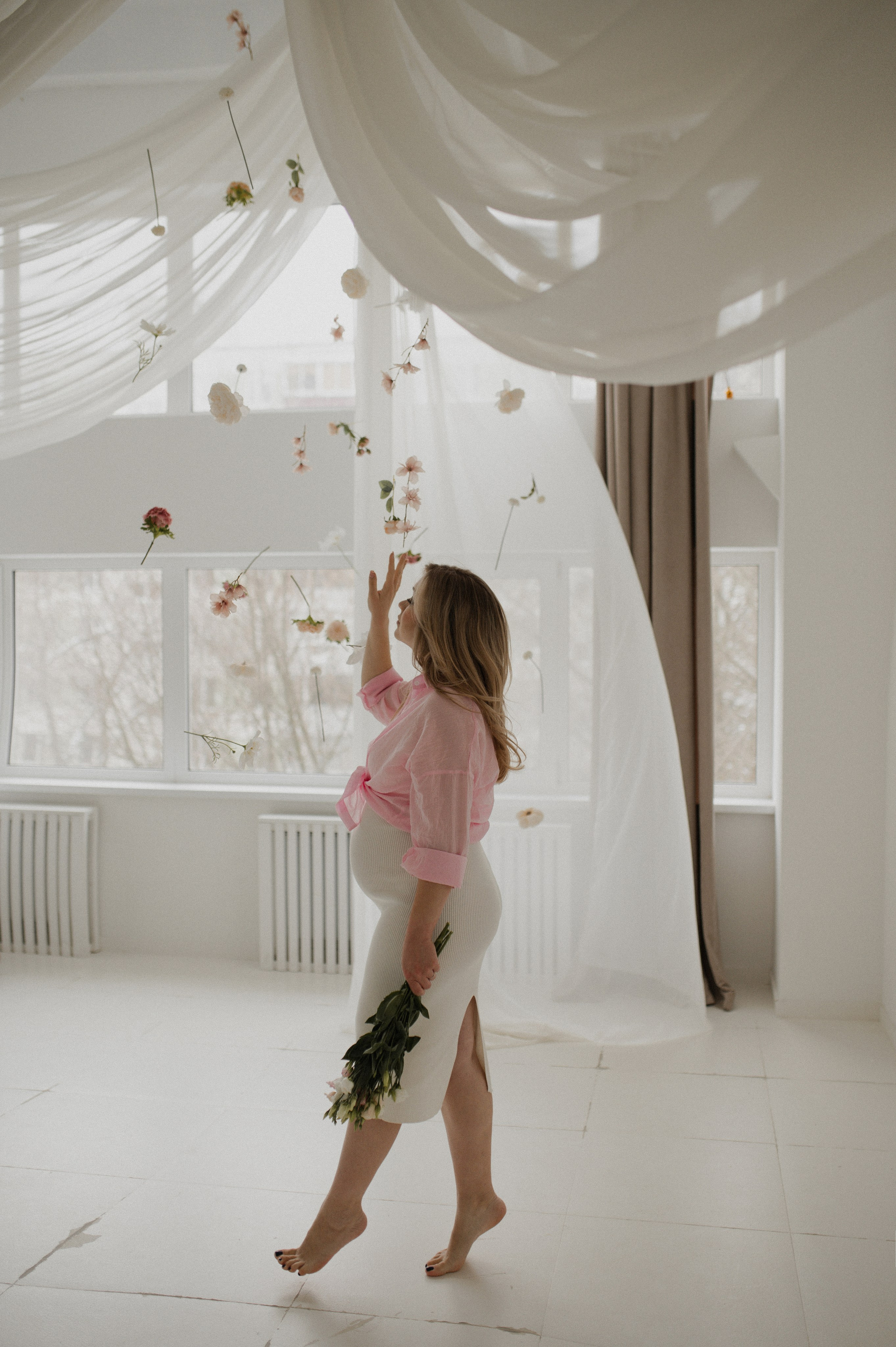 Оля в ожидании малыша. Семейная фотосессия Бутово Москва фотограф Алина Морщагина