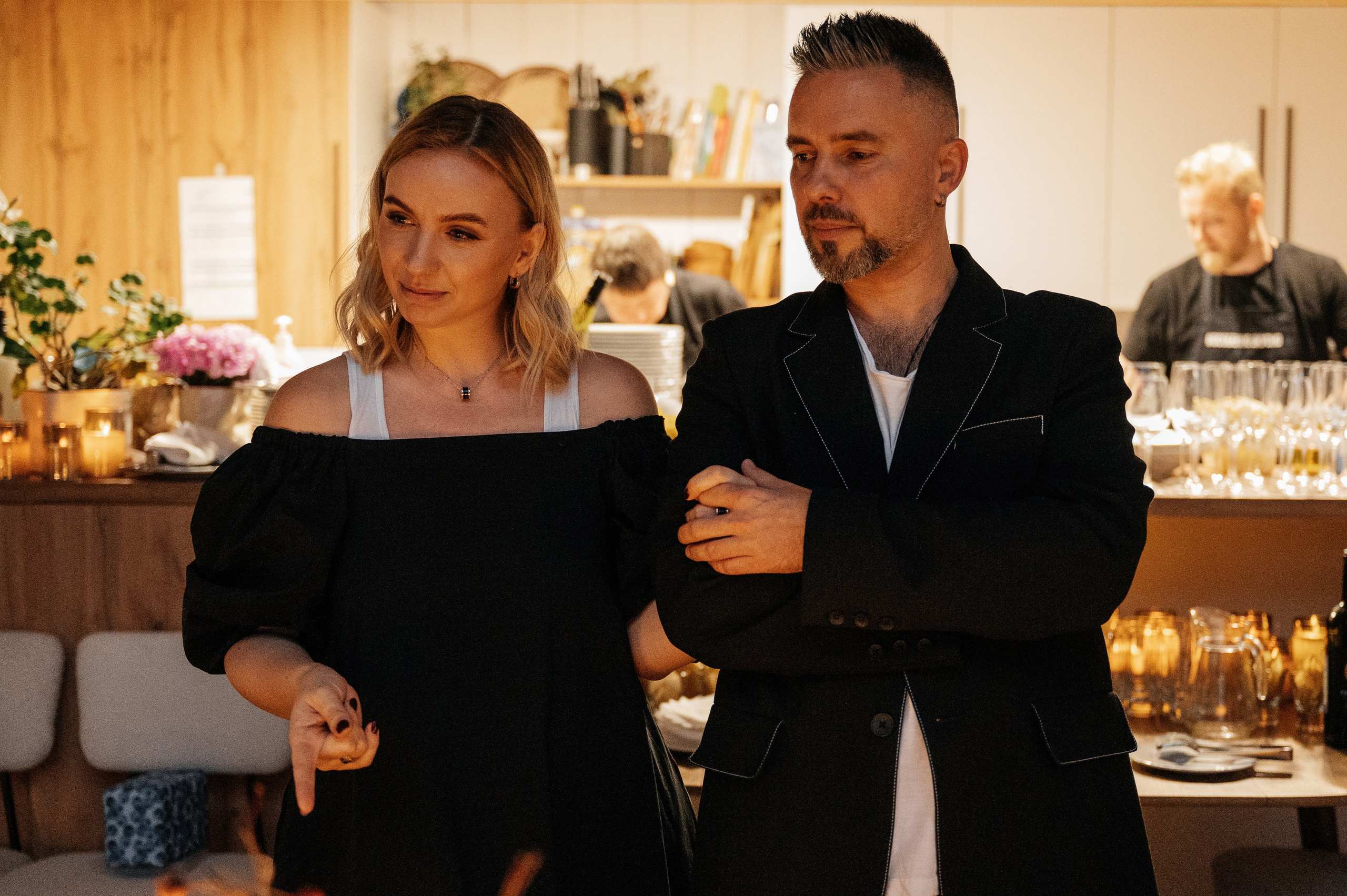 Невероятно атмосферный семейный ужин. Wedding photographer in Moscow and around the world Andrey Medvednikov