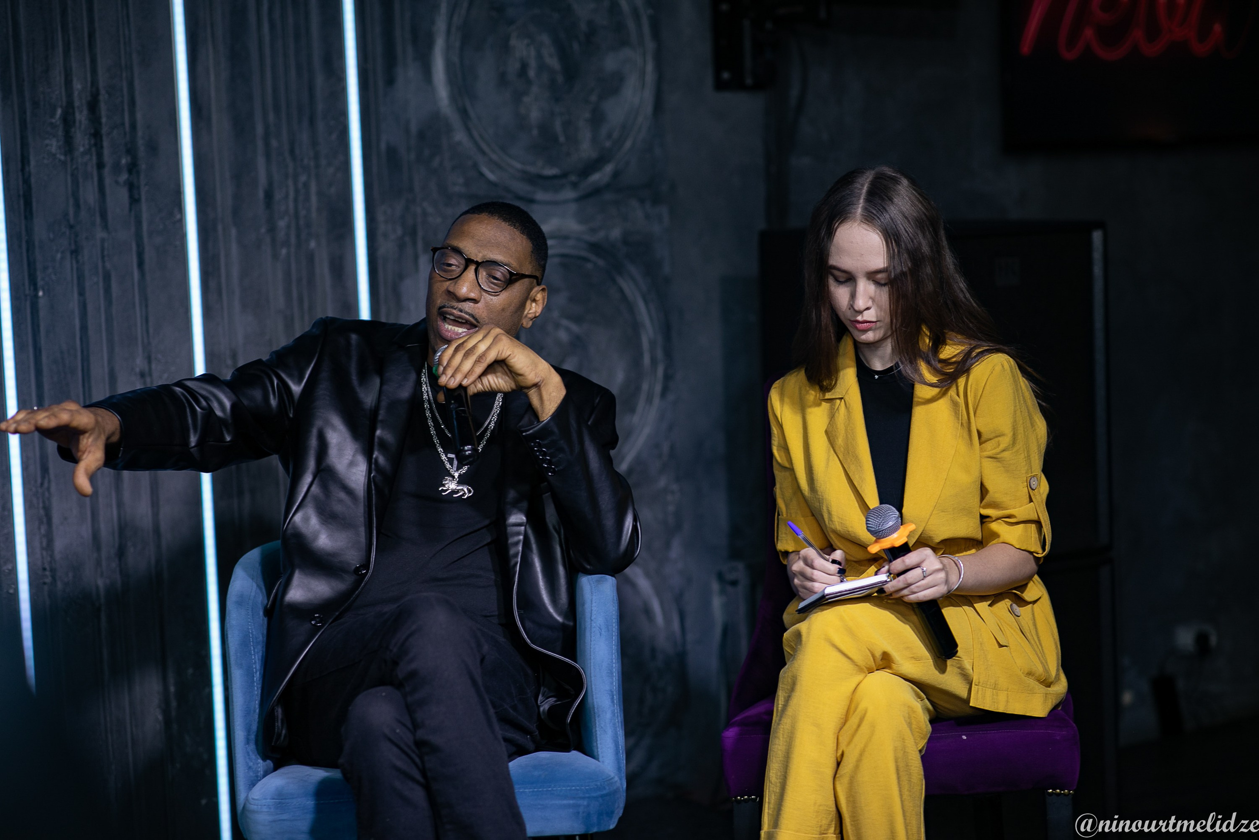 Пресс конференция Kevin Maccoy. Art photographer Nino