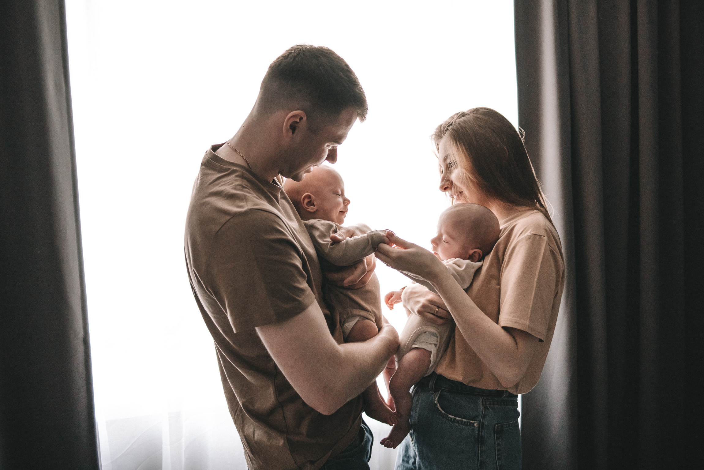 Сеня и Тимоша. Фотограф новорожденных в стиле lifestyle в Воронеже Юлия Ключникова