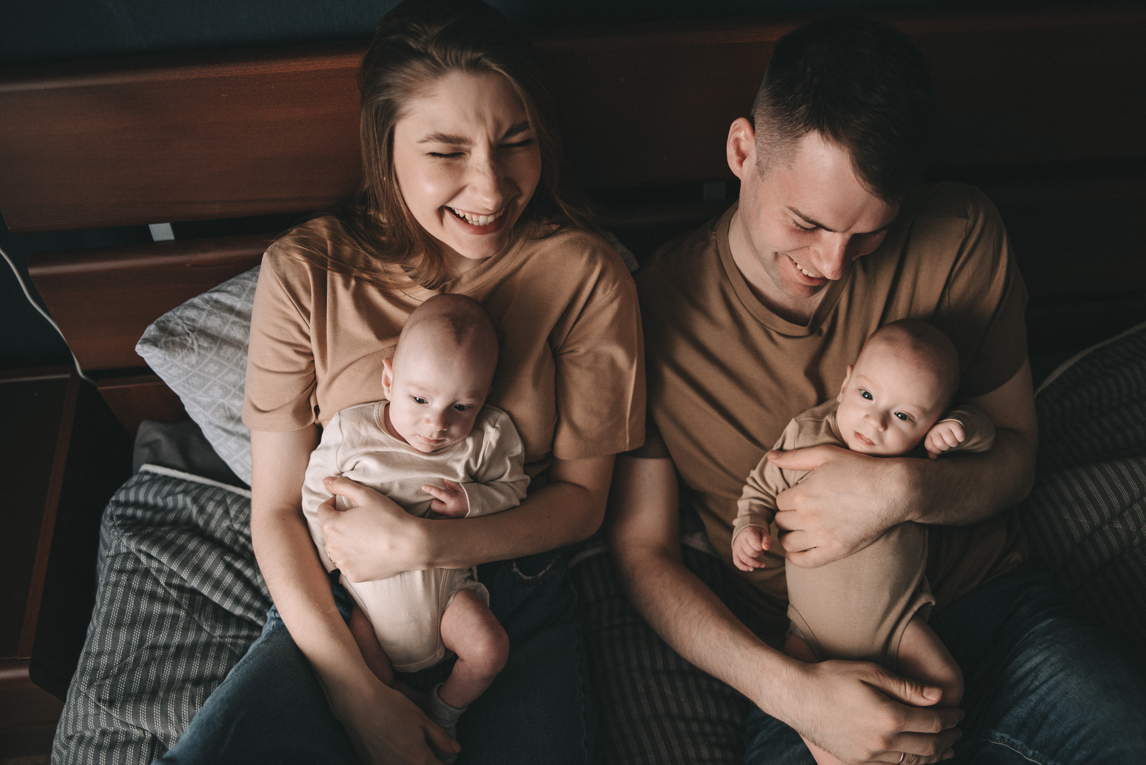 Сеня и Тимоша. Фотограф новорожденных в стиле lifestyle в Воронеже Юлия Ключникова