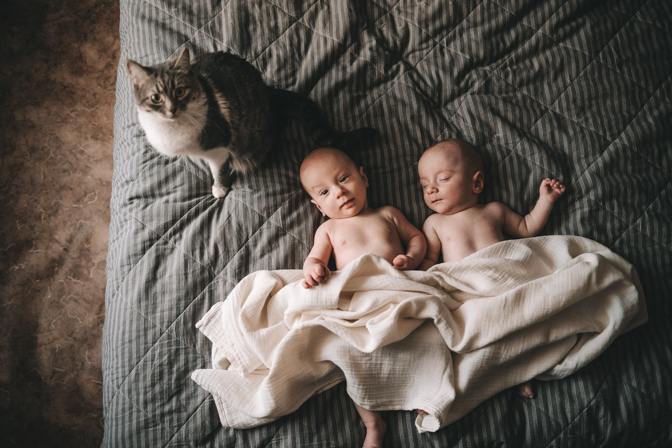 Сеня и Тимоша. Фотограф новорожденных в стиле lifestyle в Воронеже Юлия Ключникова