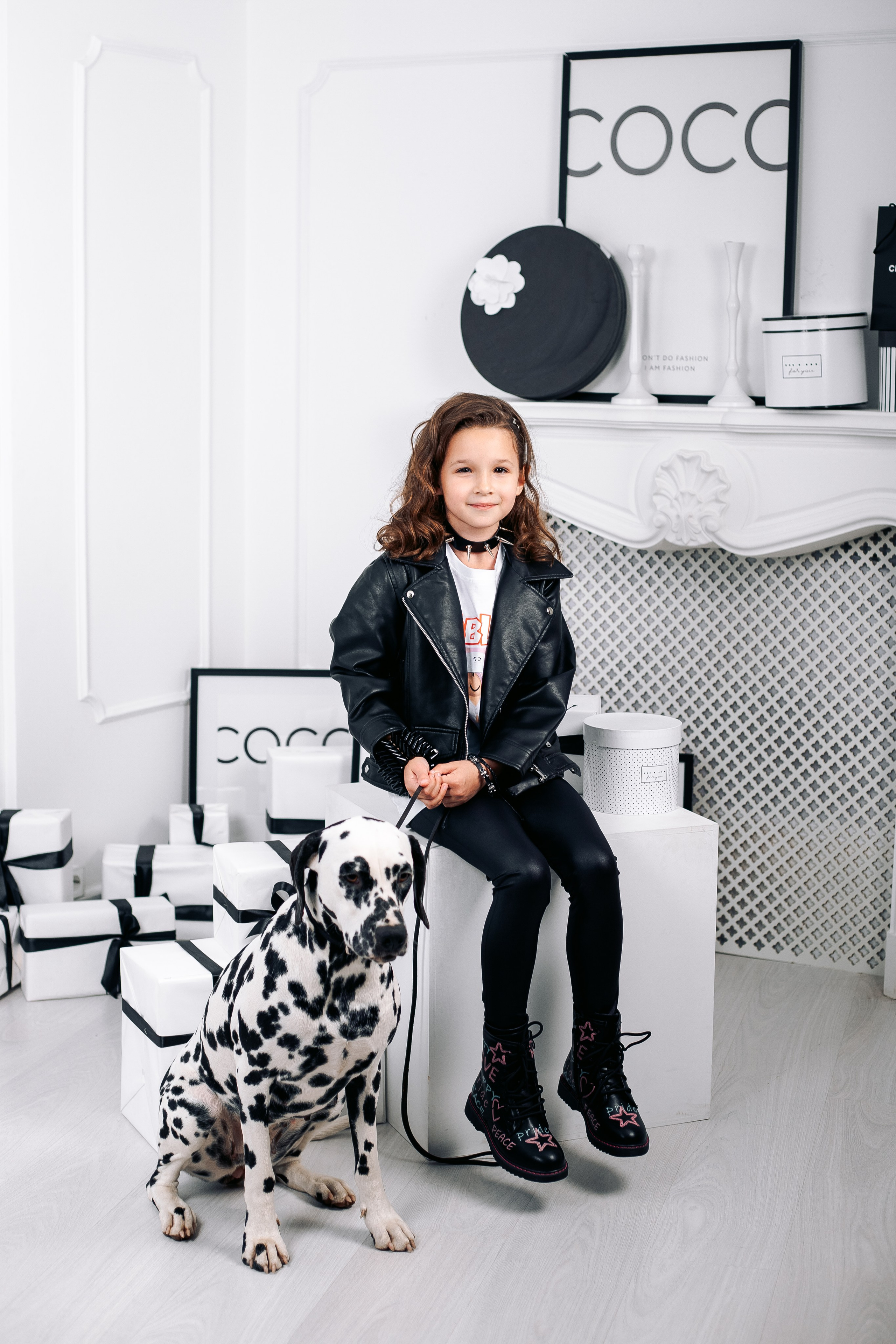 Фотосессия с далматинцами в фотостудии. Фотограф в Санкт-Петербурге, Анна Скворцова