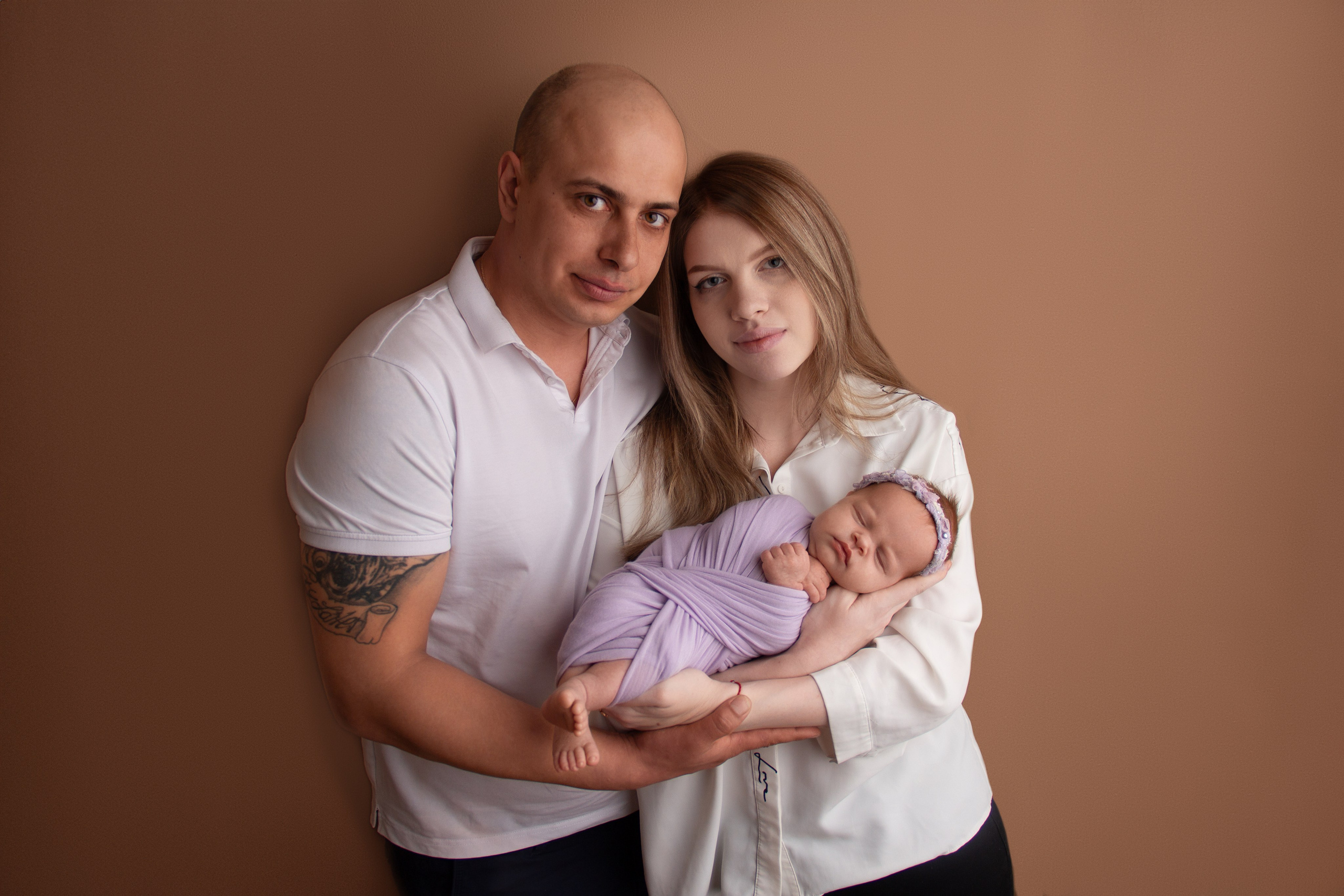 Съемка с родителями. Фотограф новорожденных в г. Москве и Люберцах