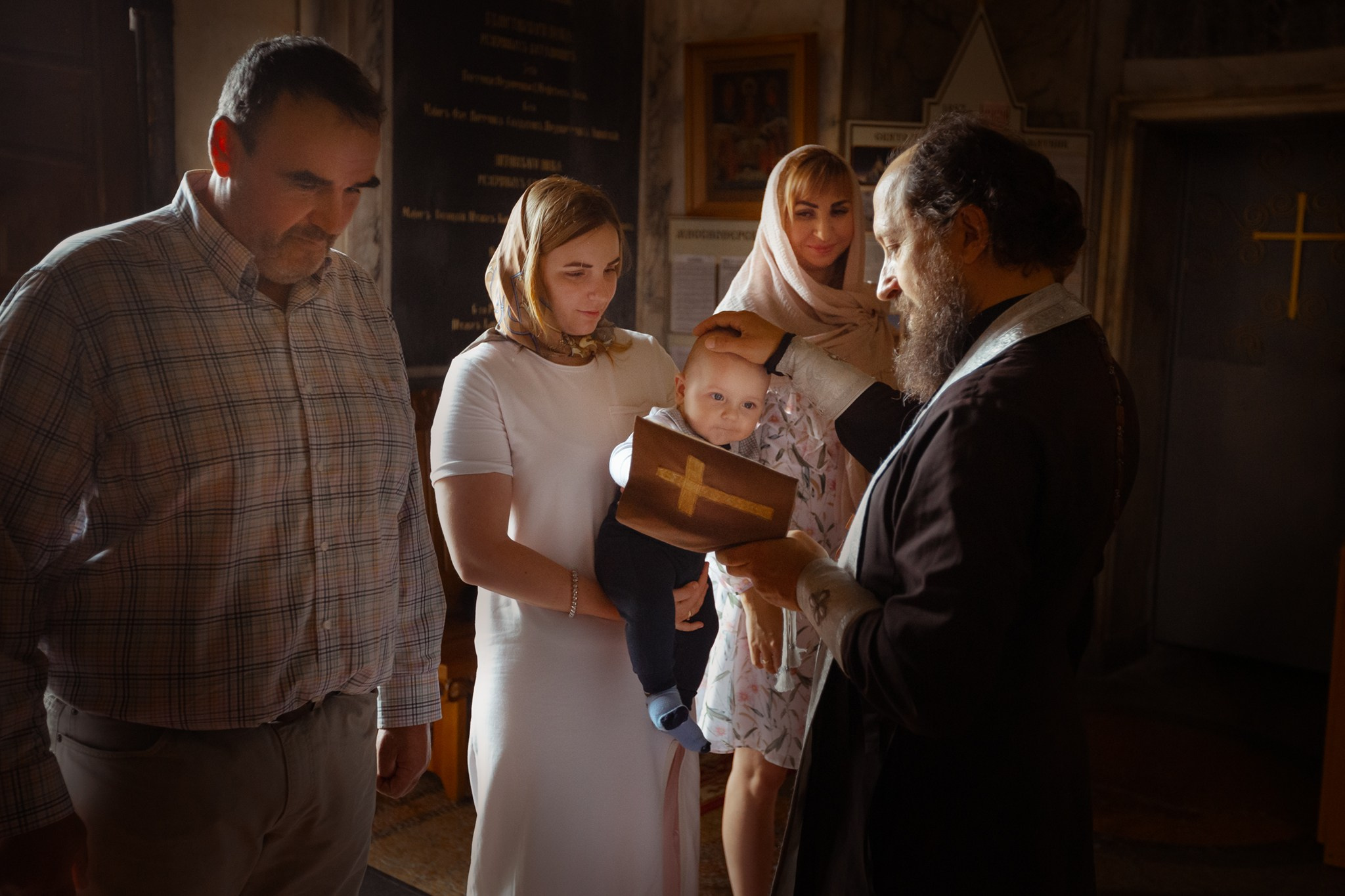 Крещение Константина. Детский семейный фотограф в Севастополе Крыму