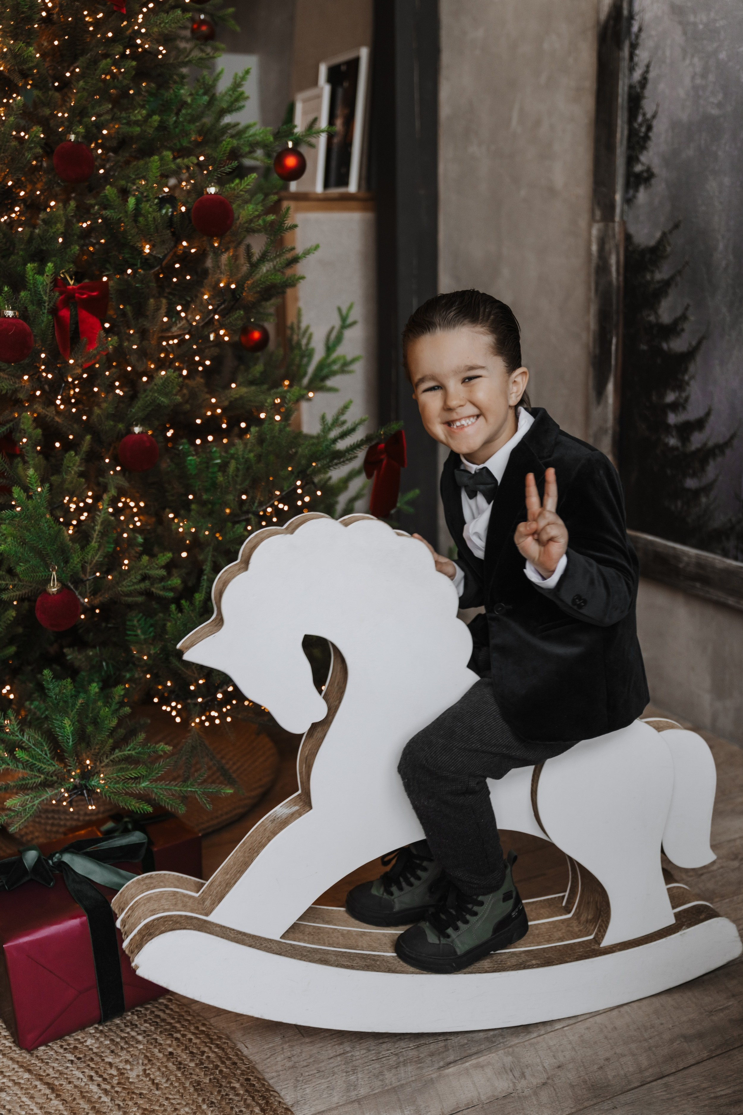 Лиза, Скарлетт, Винсент и Деннис. Минск, Рождество. Olga Modjaro