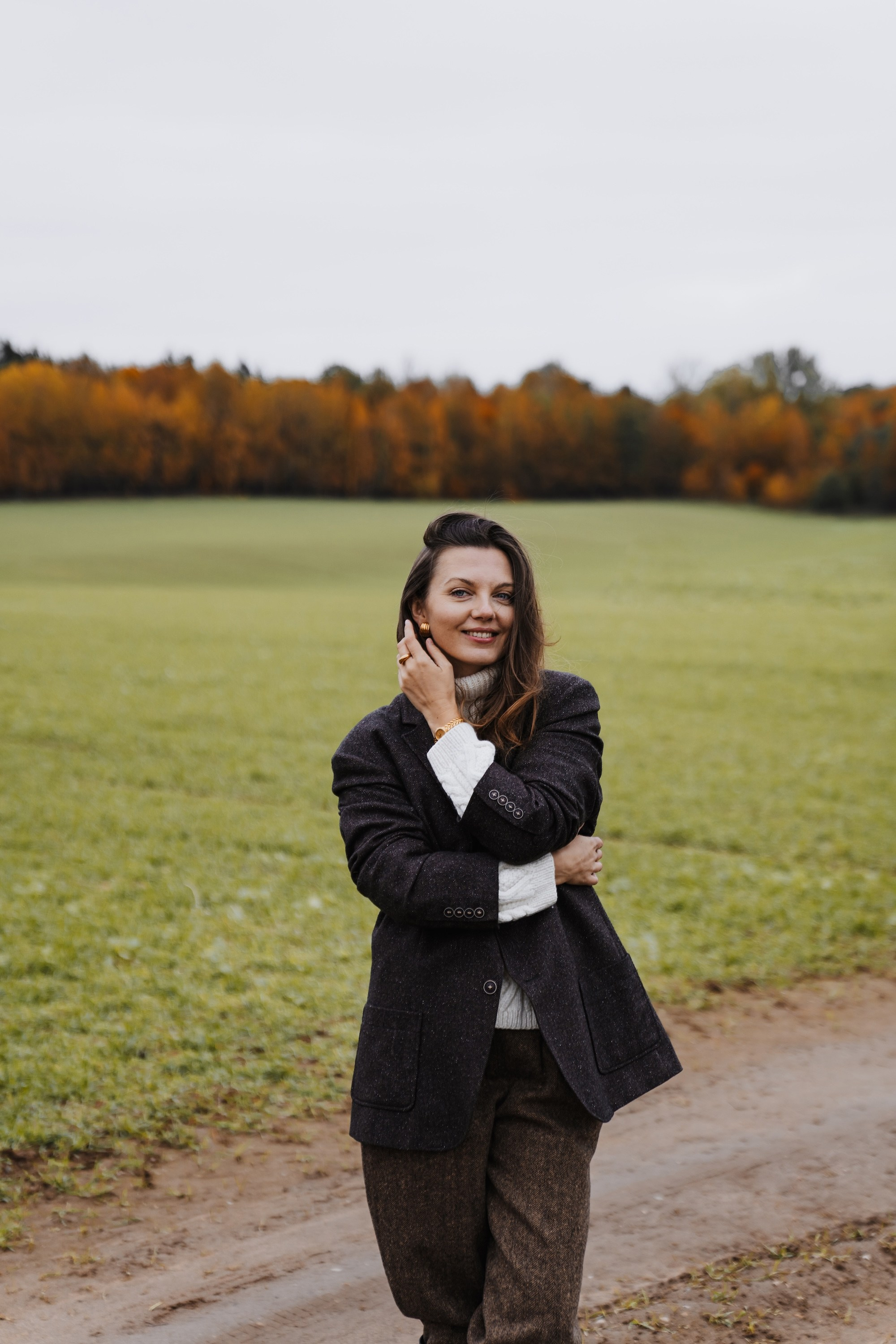 Юля. Осень, в британском стиле, Минск. Olga Modjaro