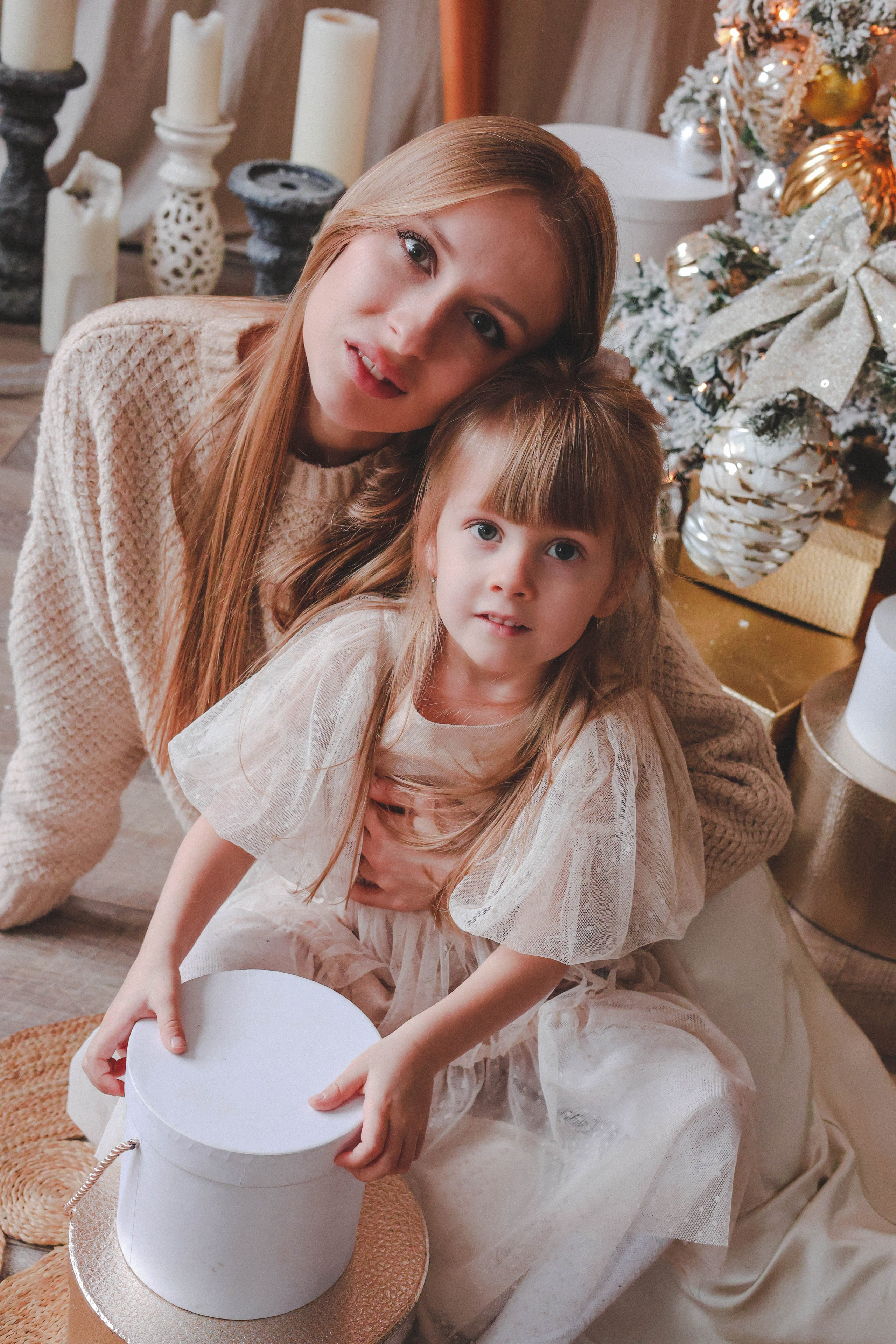 Новогодняя история «Кира и ее семья». Фотограф в Москве Анастасия Калинина