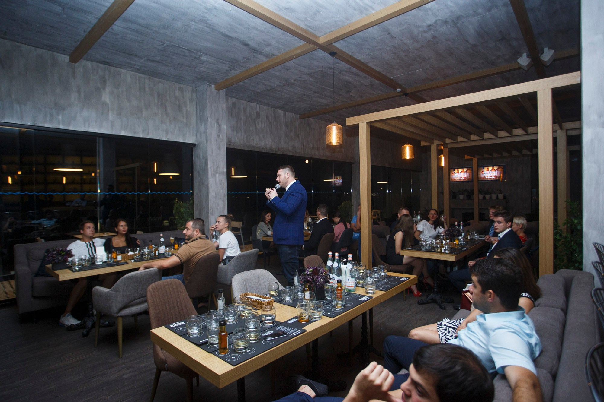 Dinner Chivas. Reportage and staged photographer Natalia Sannikova