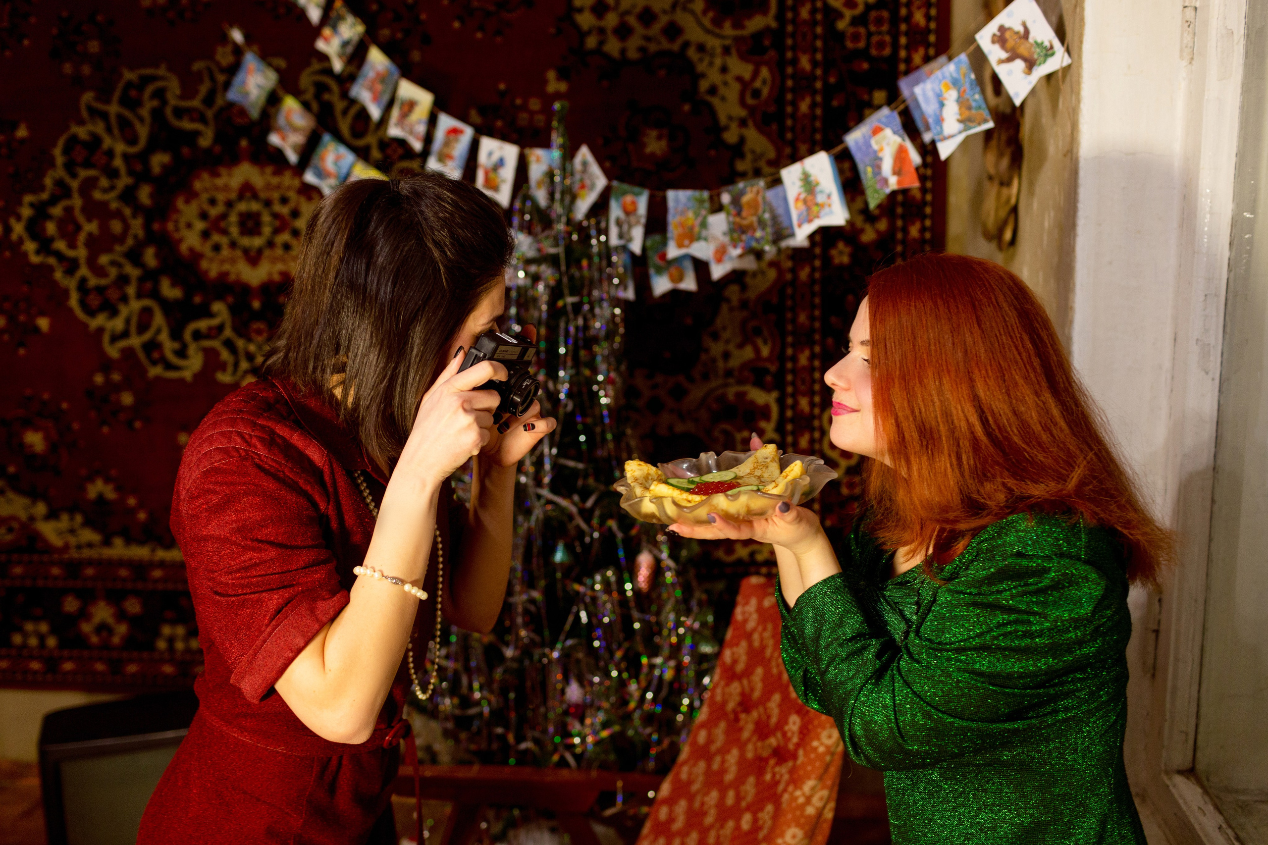 Рекламная фотосъемка для корнера «Федина дача» СССР Новый год. Свадебный фотограф Кирилл Белый