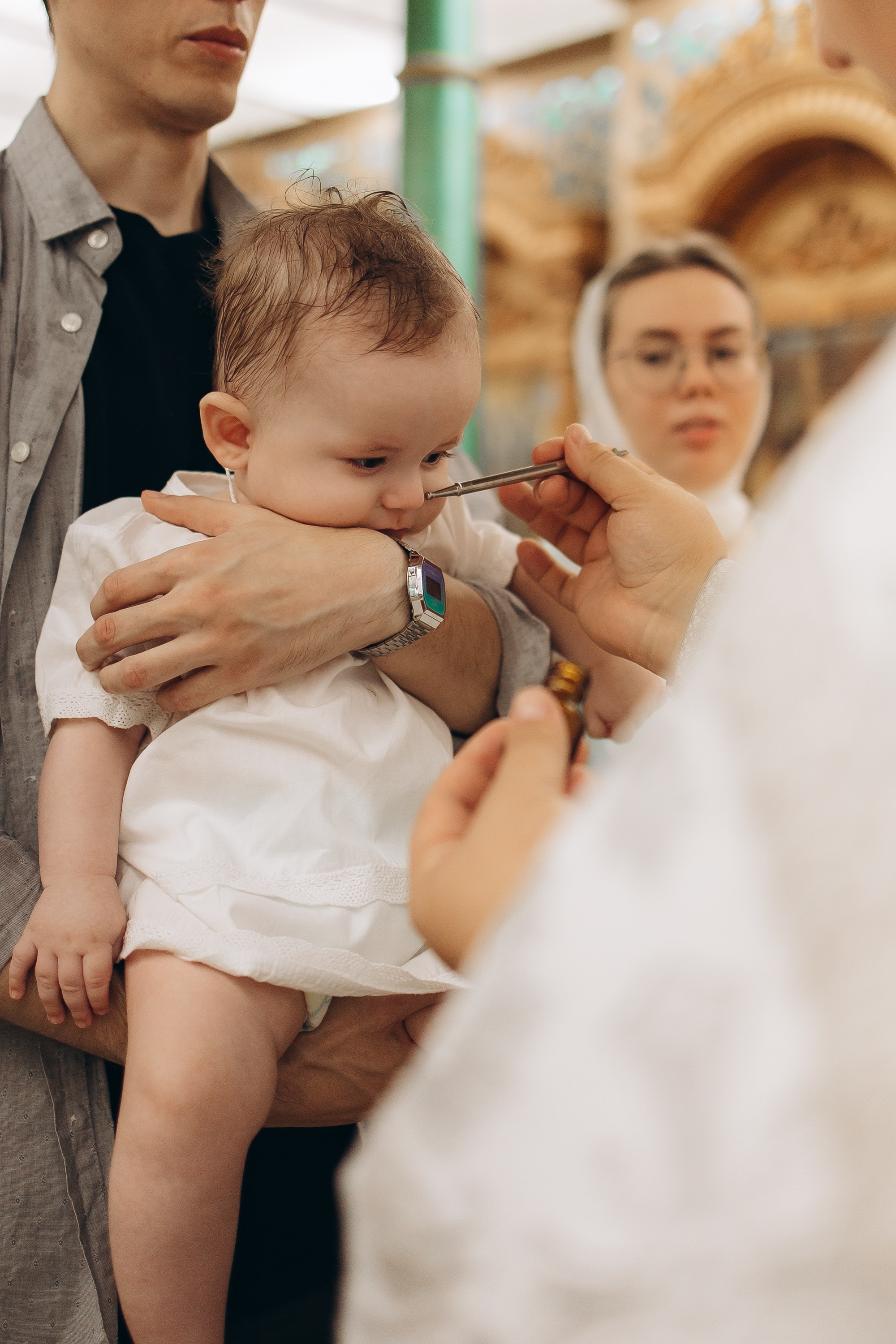 Таинство Крещения Михаила. Семейный фотограф в Краснодаре Храмова Анна