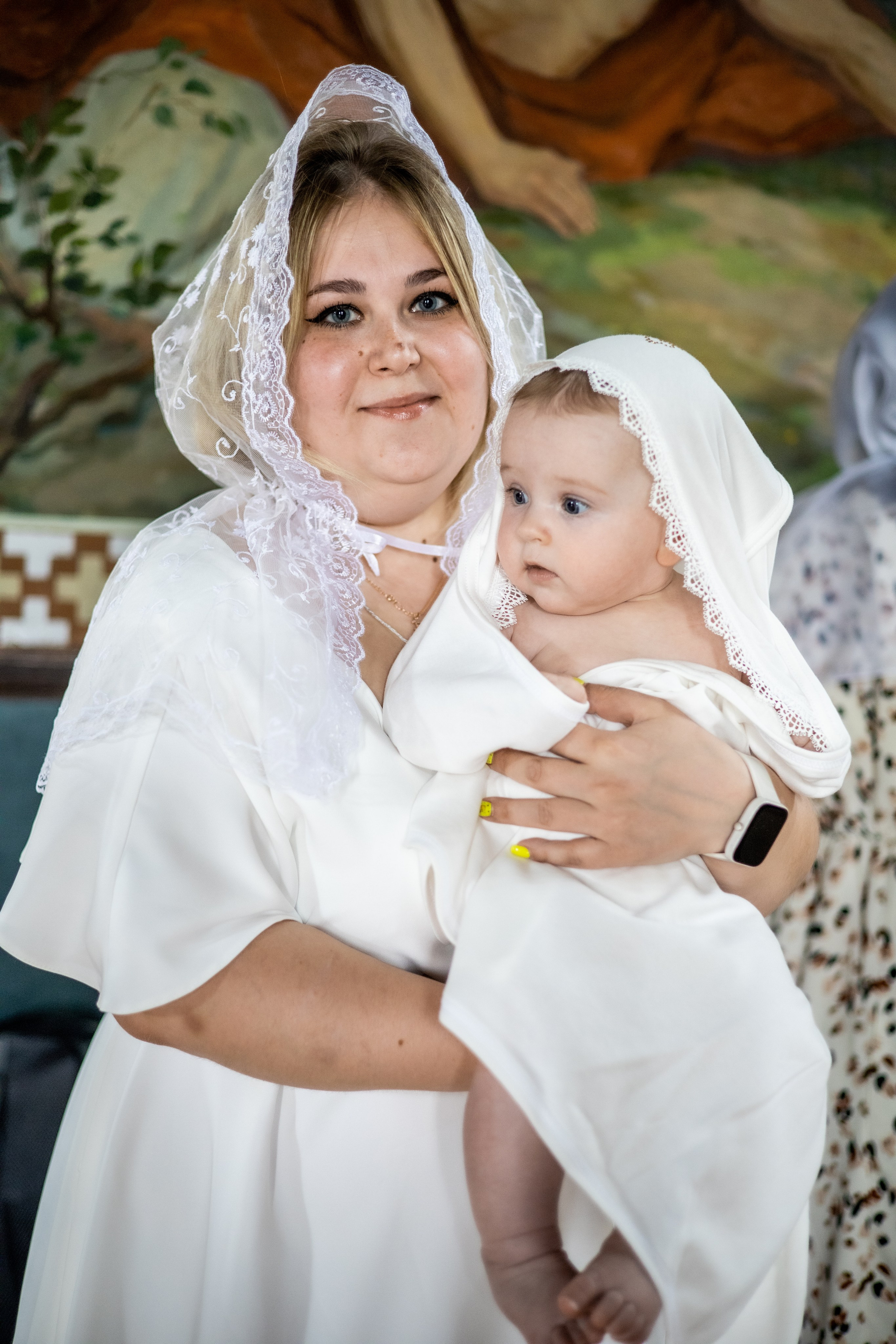 Крещение Ульяны и Вероники. Фотограф Надежда Лукьянова