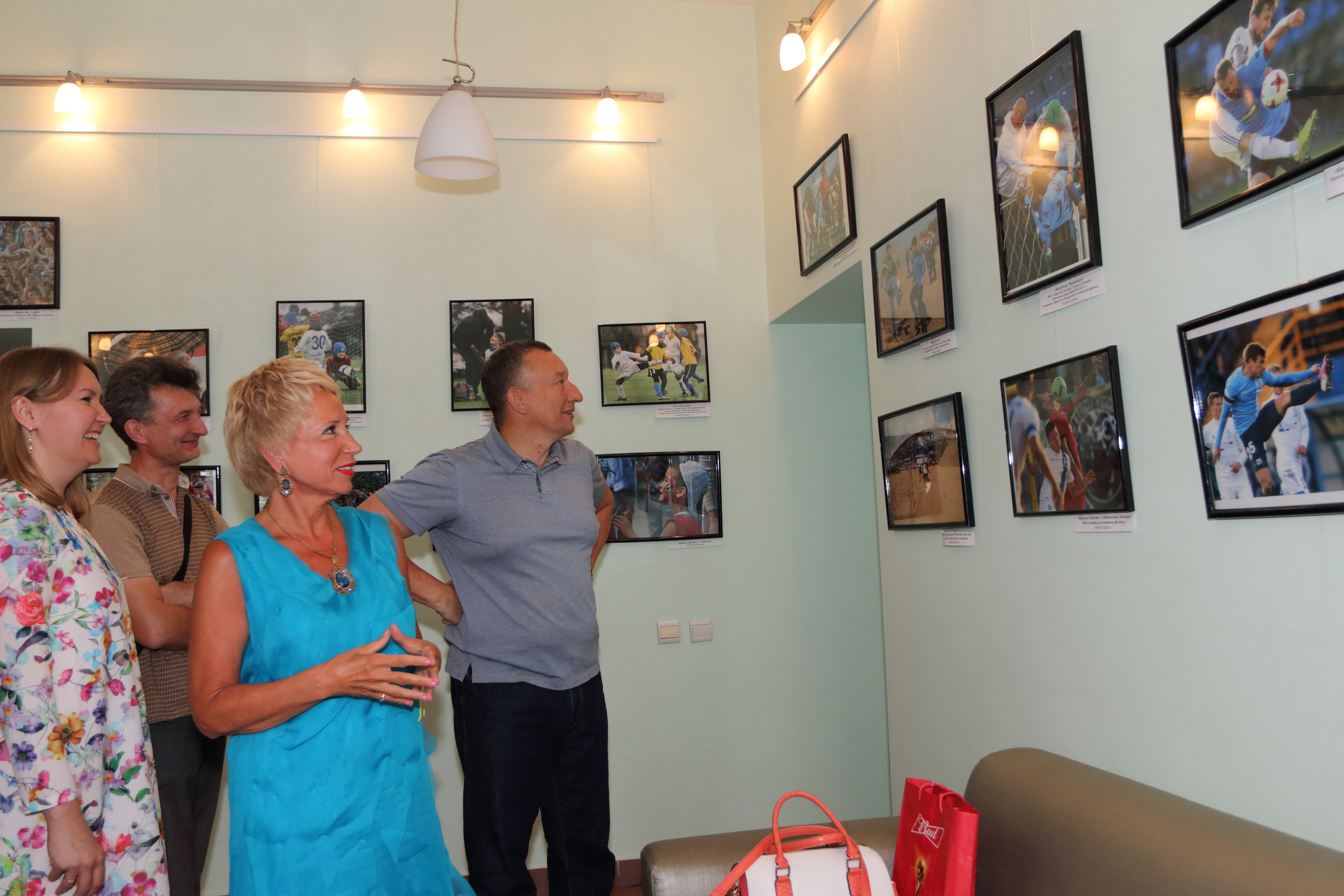 11.08.2017 Открытие фотовыставки «Большой футбол на Волге». Фотообъединение Самарского областного отделения Союза журналистов России