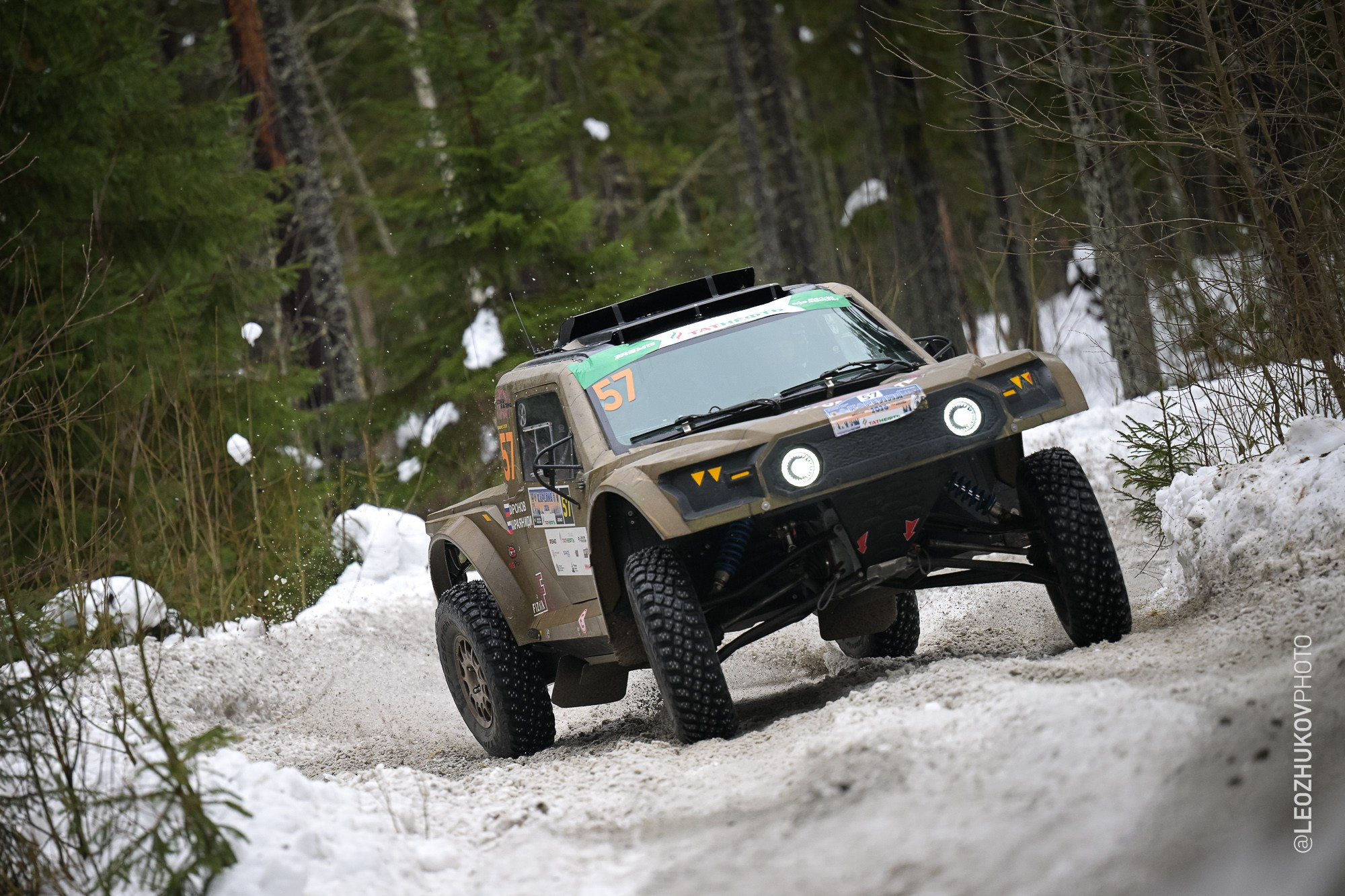 Rally Karelia 2026. Sports photographer Leonid Zhukov