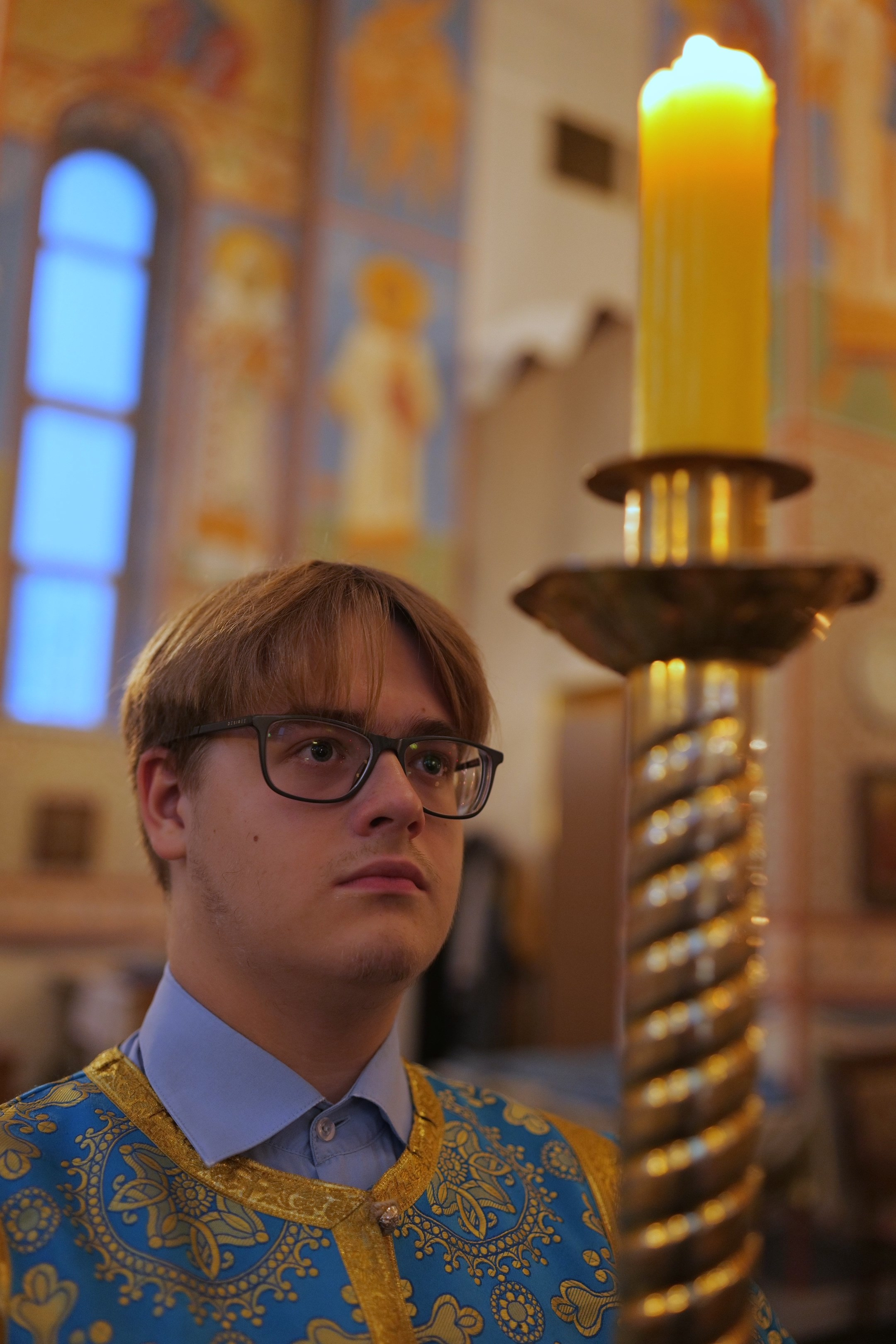 Всенощное бдение на Покров в храме прп. Андрея Рублева. Церковный фотограф