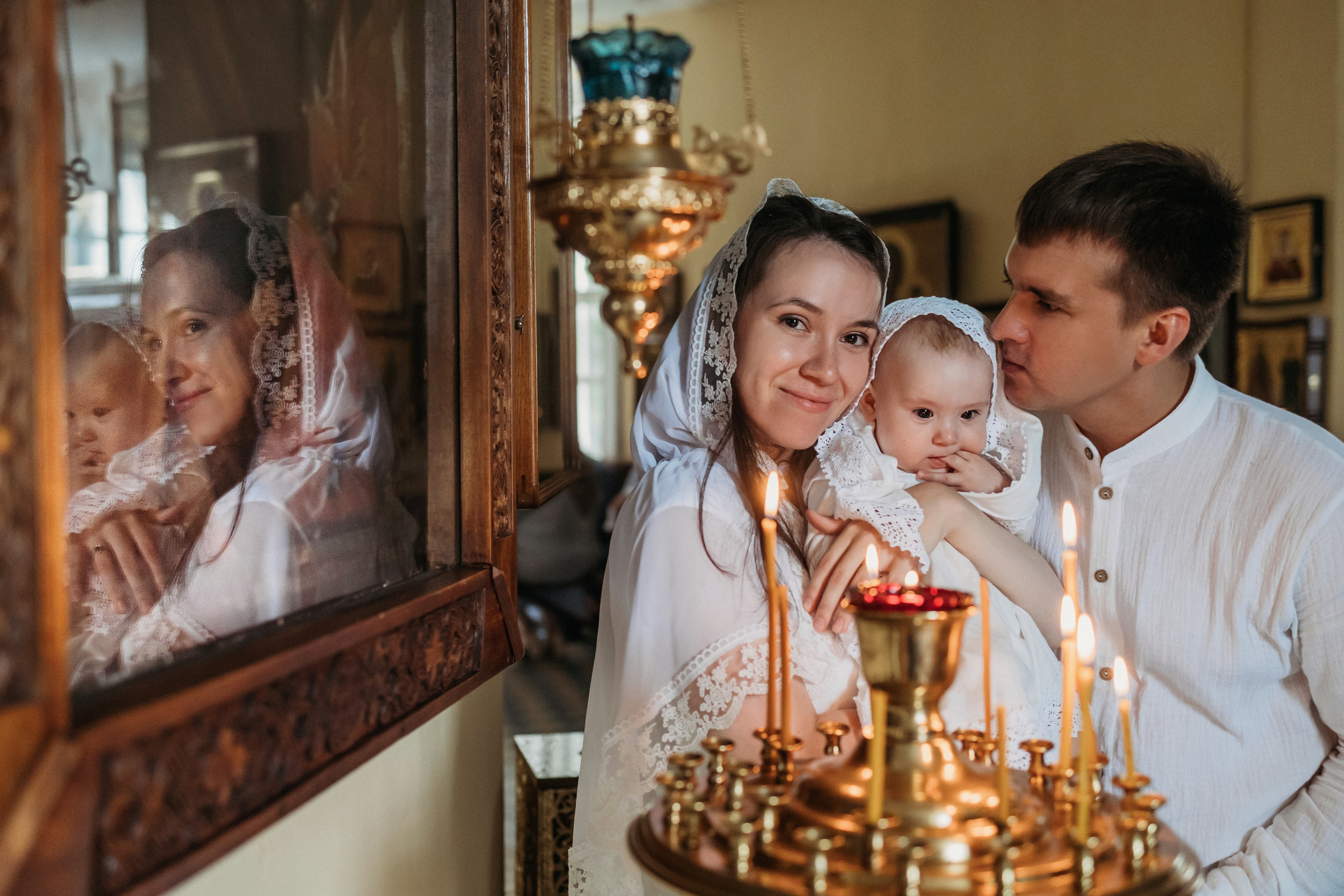 Таинство Крещения Елизаветы. Семейный фотограф и видеограф Попова Юлия