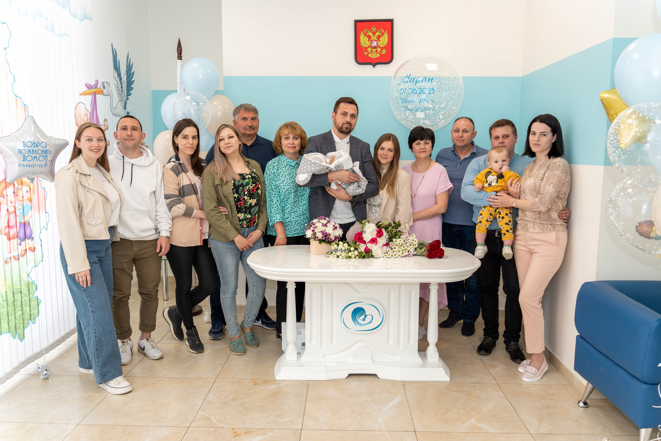 Выписка из роддома. Фотограф на Крещение и Венчание в Туле, детский и семейный фотограф