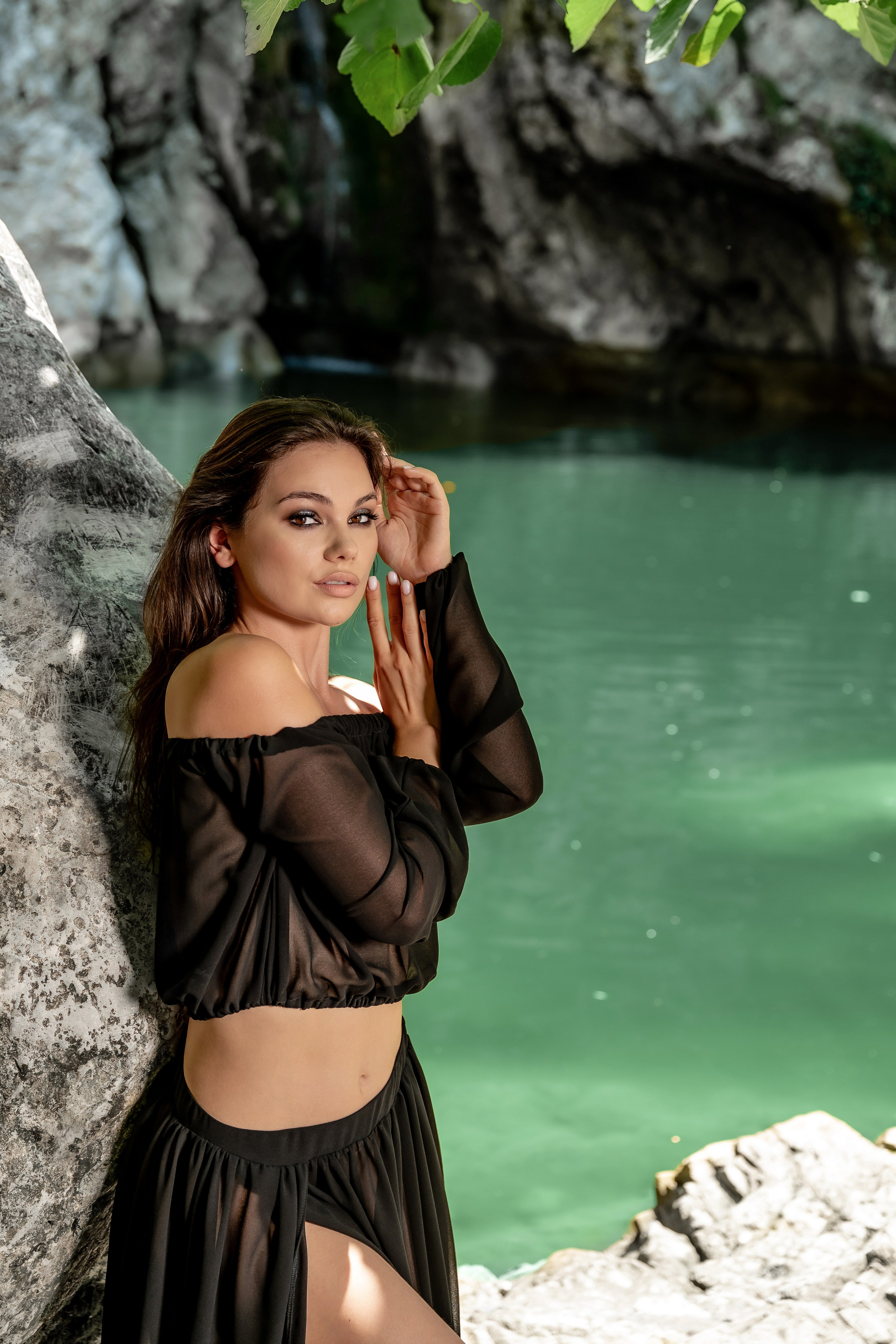 Юля Агурские водопады. Наталья Слесаренко фотограф в Сочи