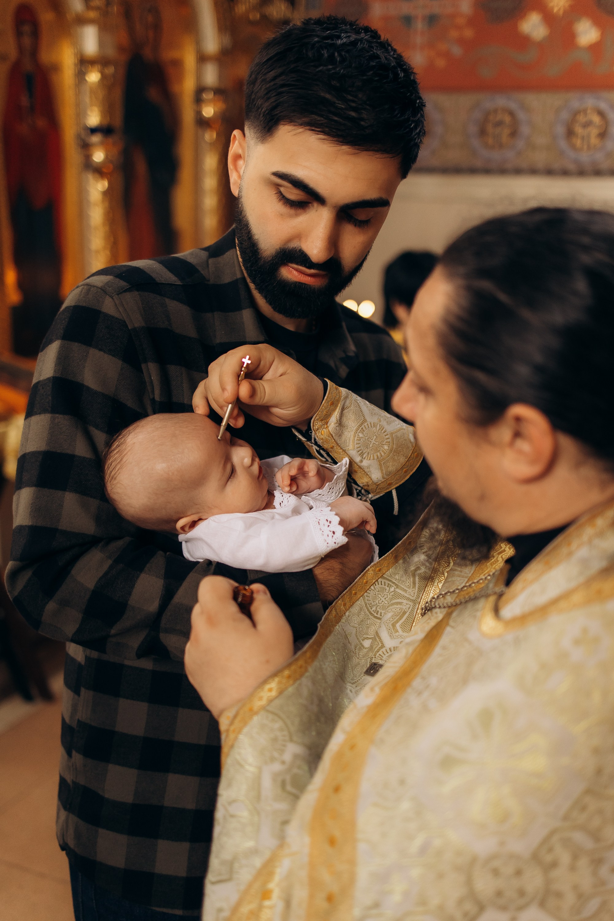 Крещение Николая и Александра. Семейный фотограф в Краснодаре Храмова Анна