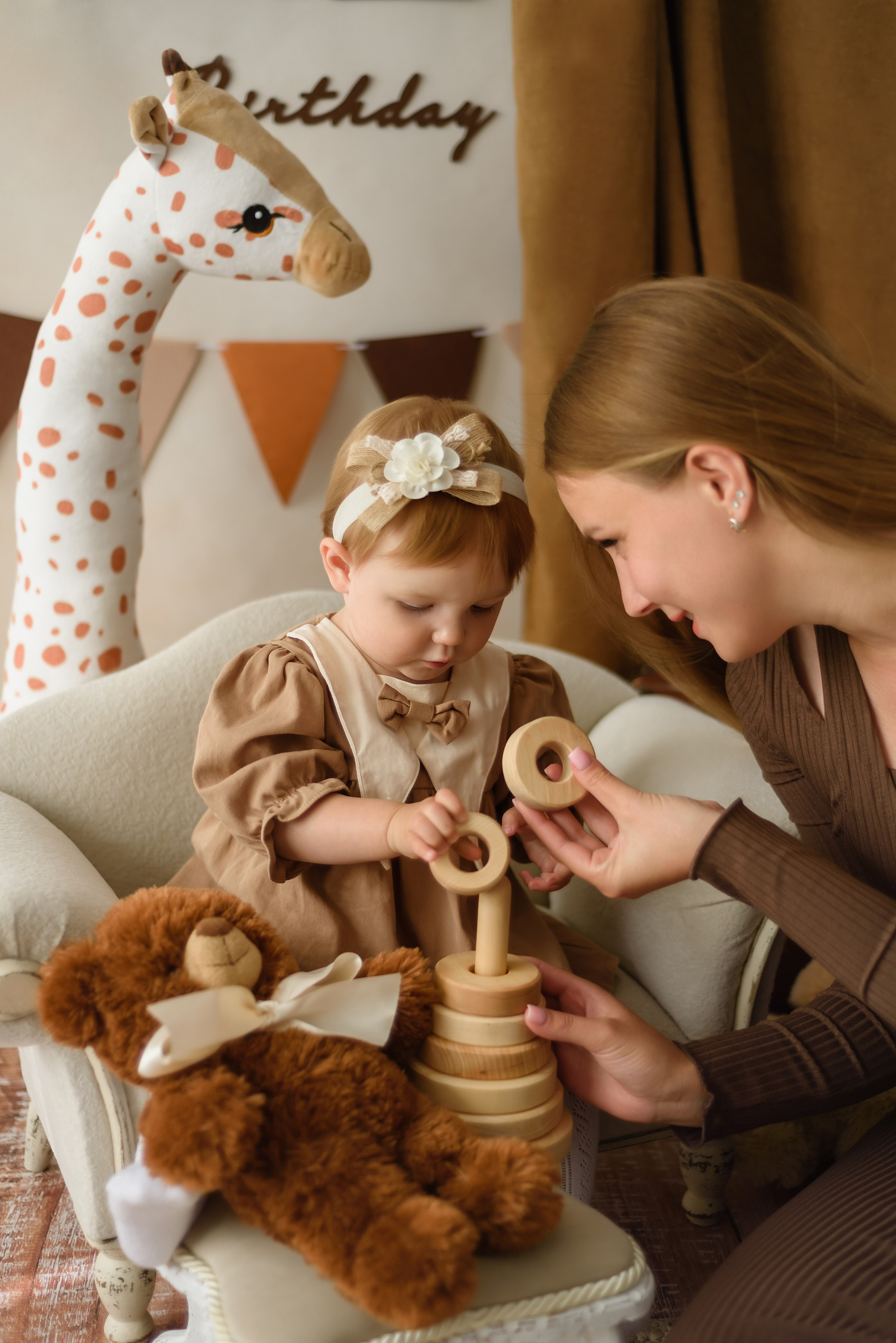 «Мишка» Жене 1 годик. Детский Фотограф |Фотограф на годик в Брянске Ирина Романова
