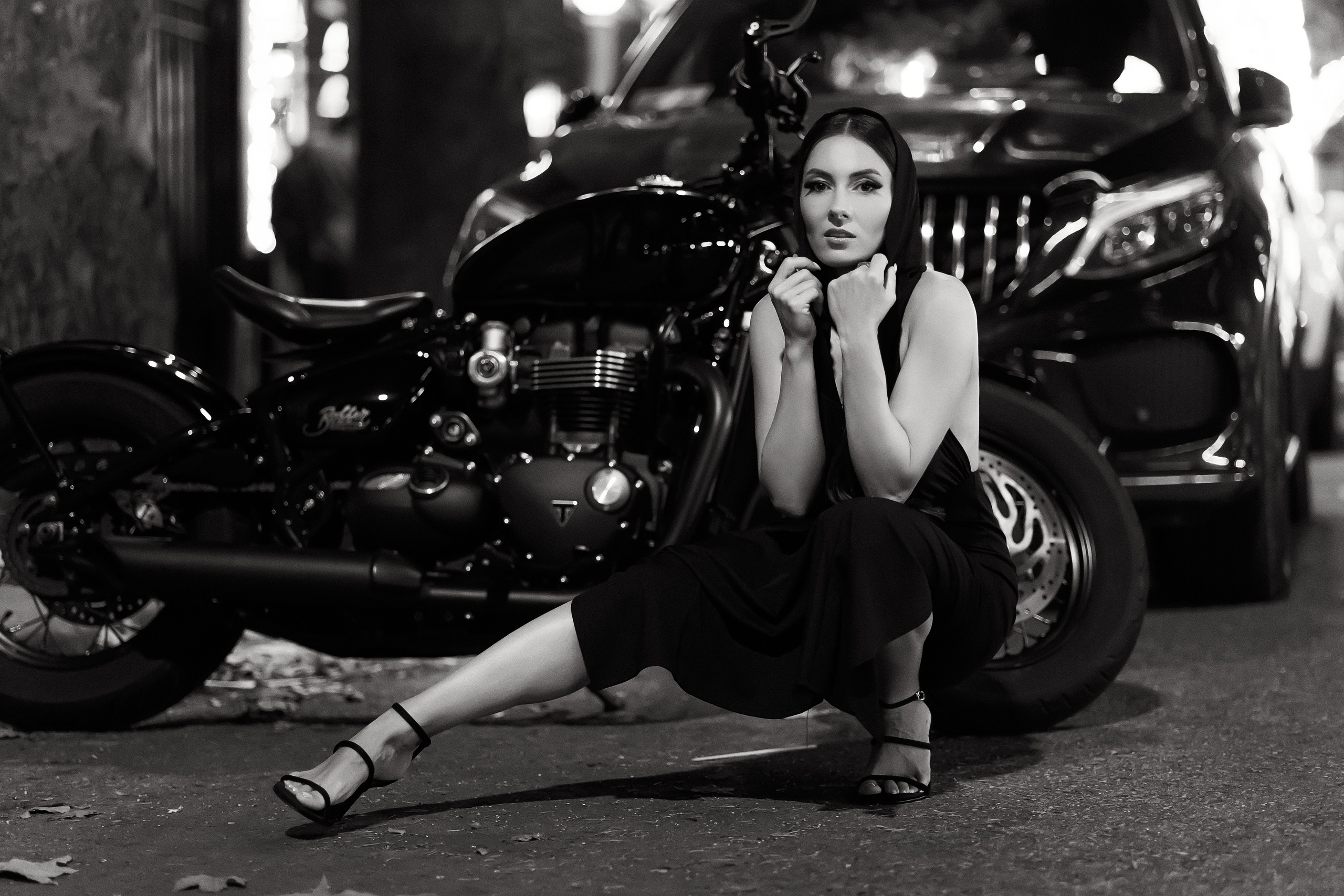 Фотосессия в вечернем городе. Свадебный и семейный фотограф в Сочи Денис Вялов