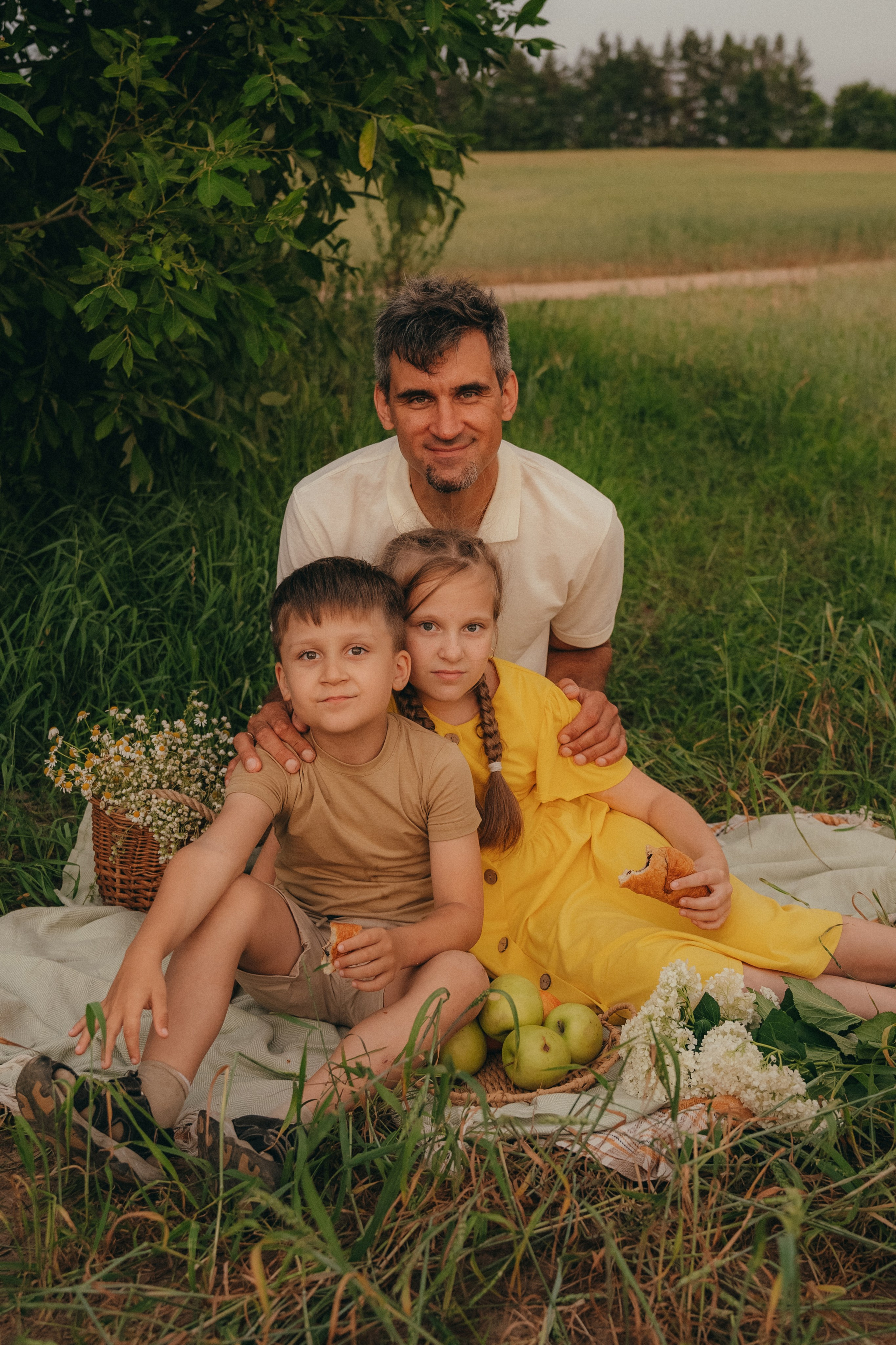 Алексей, Юля, Матрона Аркадий, Прохор. Семейный фотограф • Домашние съемки в Нижнем Новгороде