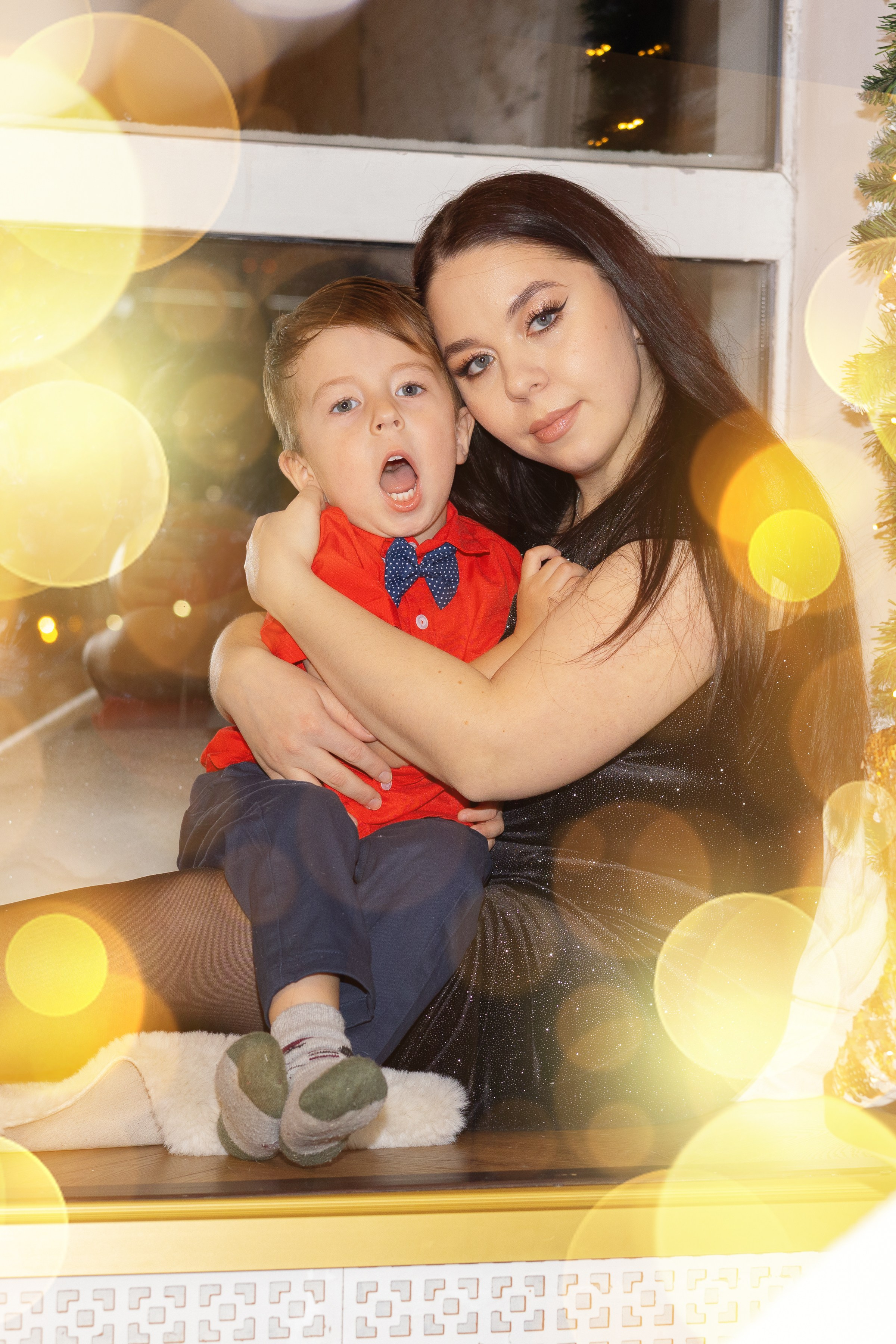 Портрет мамы с сыном