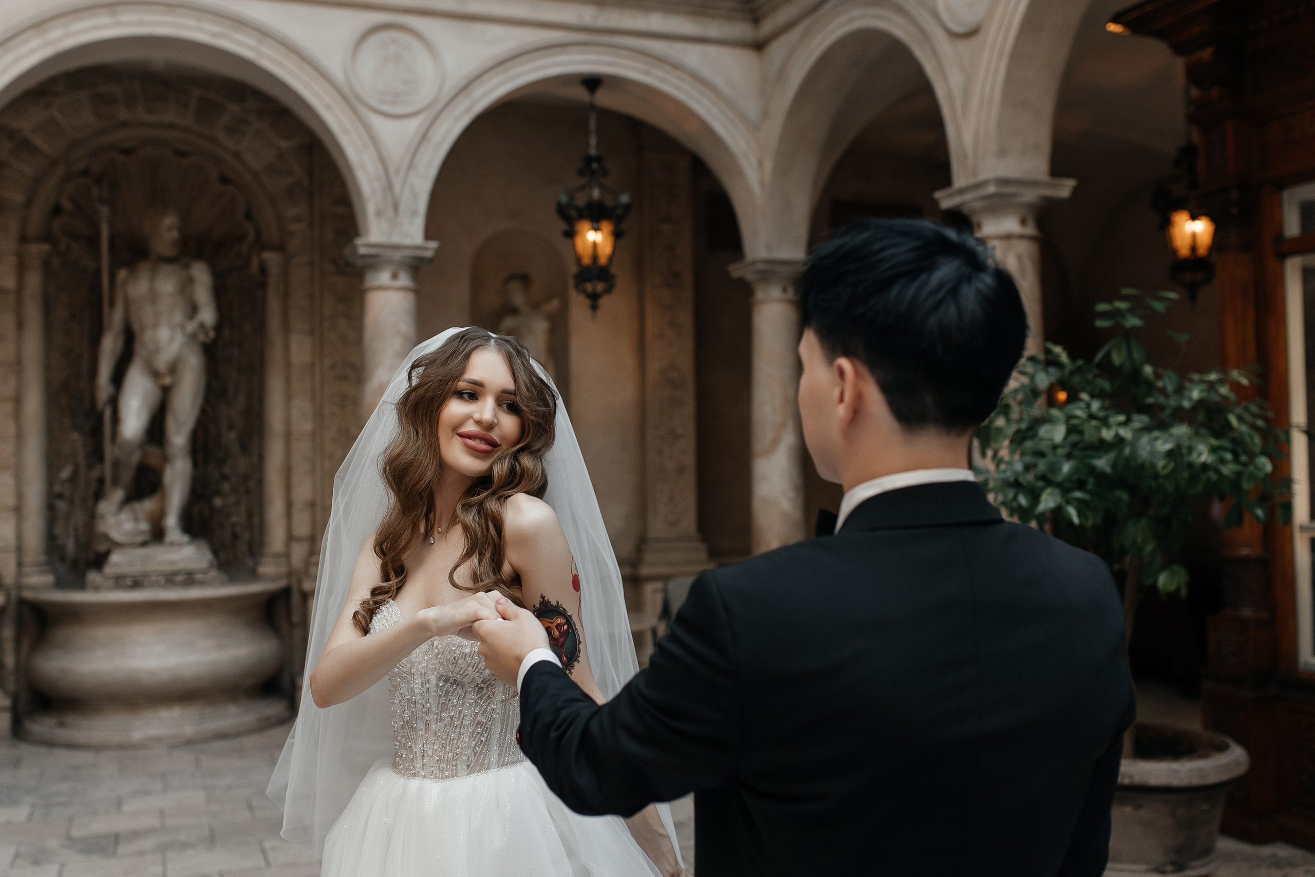 Свадебная фотосессия в ресторане Турандот