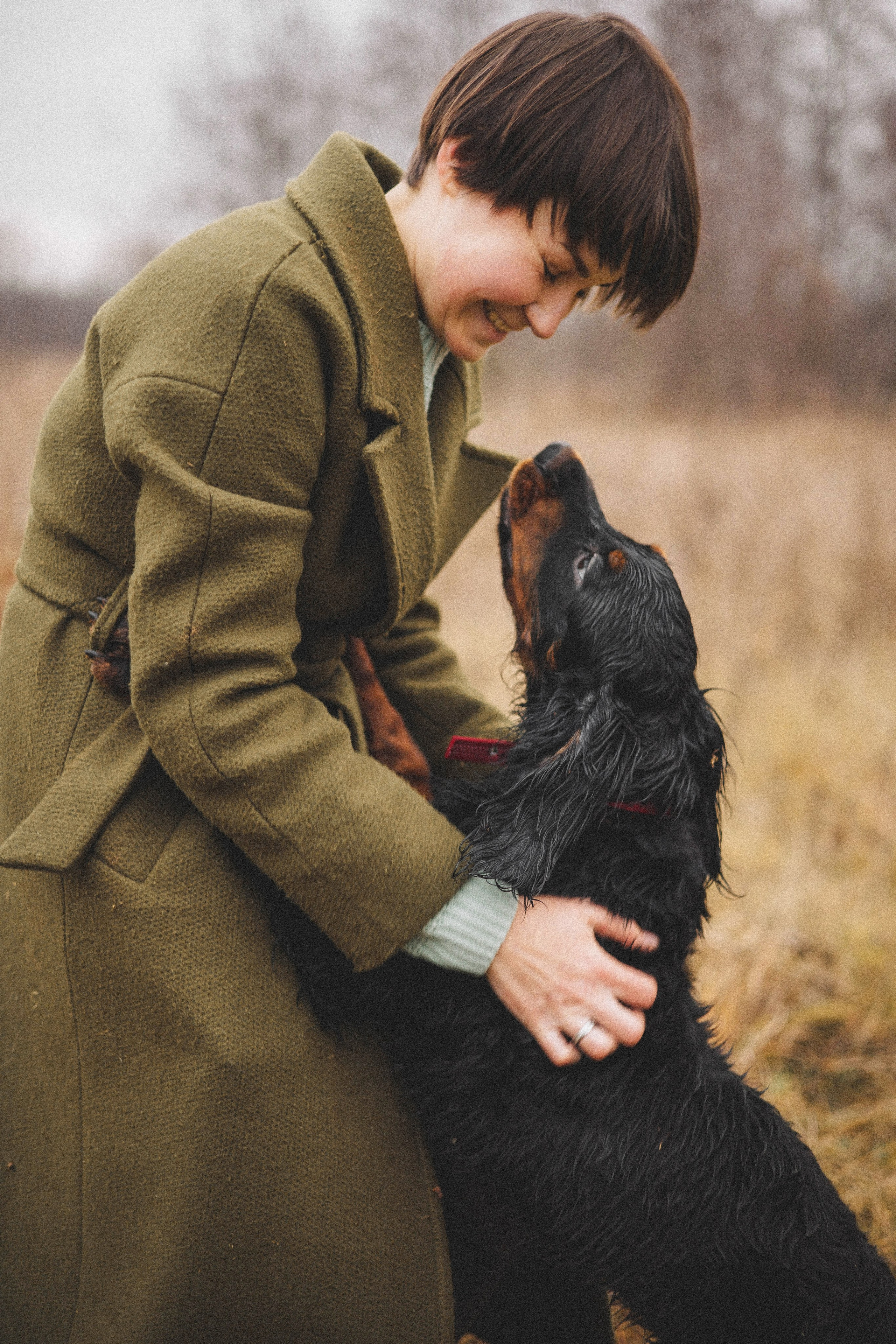 Даша, Глеб, Барс и Бруно. Фотограф-анималист Богданова Полина