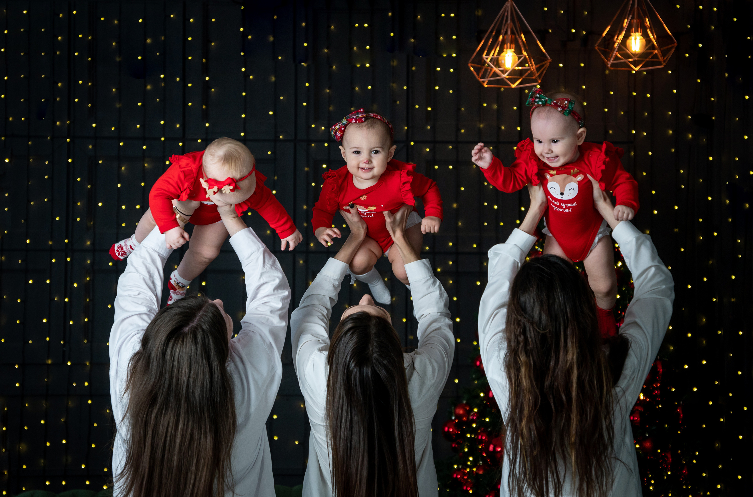 Новогодняя фотосессия малышей. Фотограф в Краснодаре и Краснодарском крае Елена Быкова