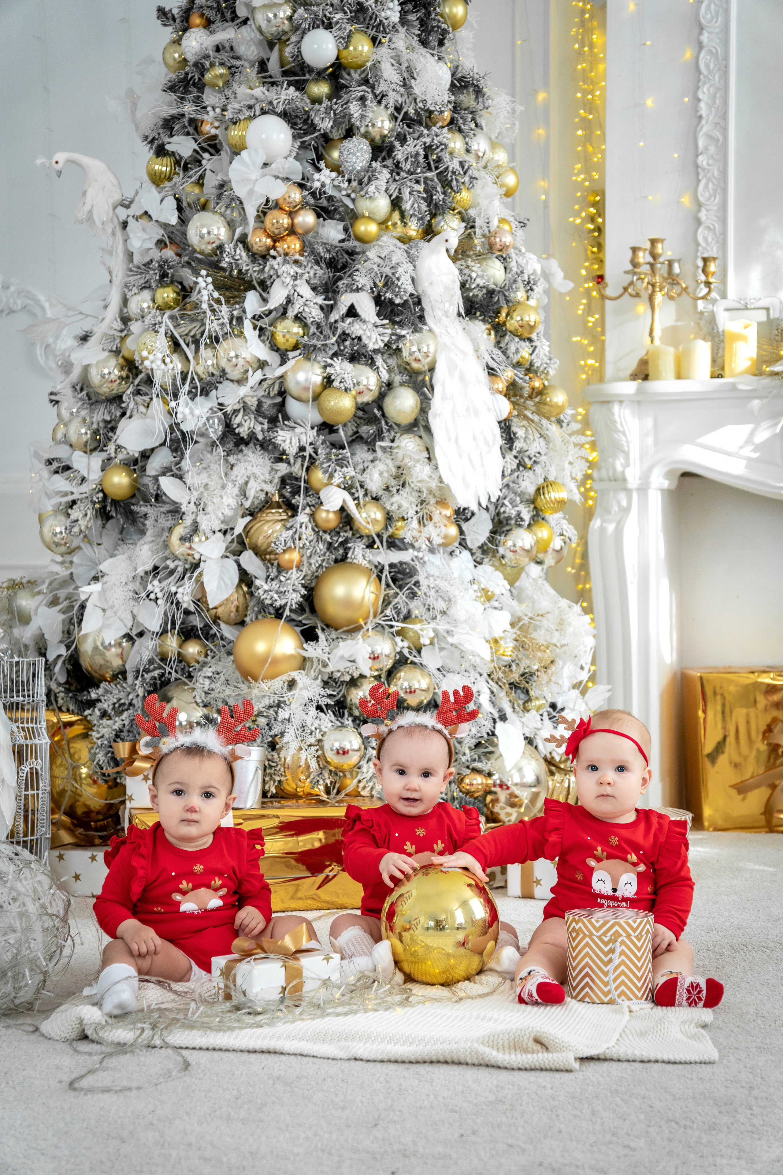 Новогодняя фотосессия малышей. Фотограф в Краснодаре и Краснодарском крае Елена Быкова