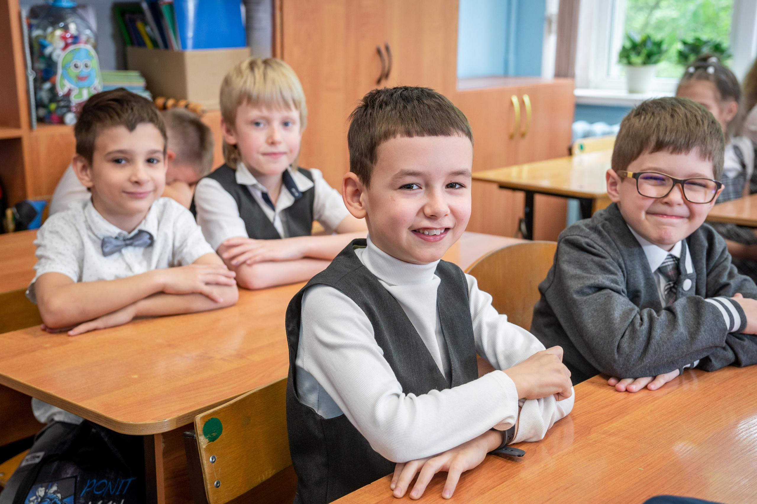 Школьная съёмка первоклашки. Фотограф в Краснодаре и Краснодарском крае Елена Быкова