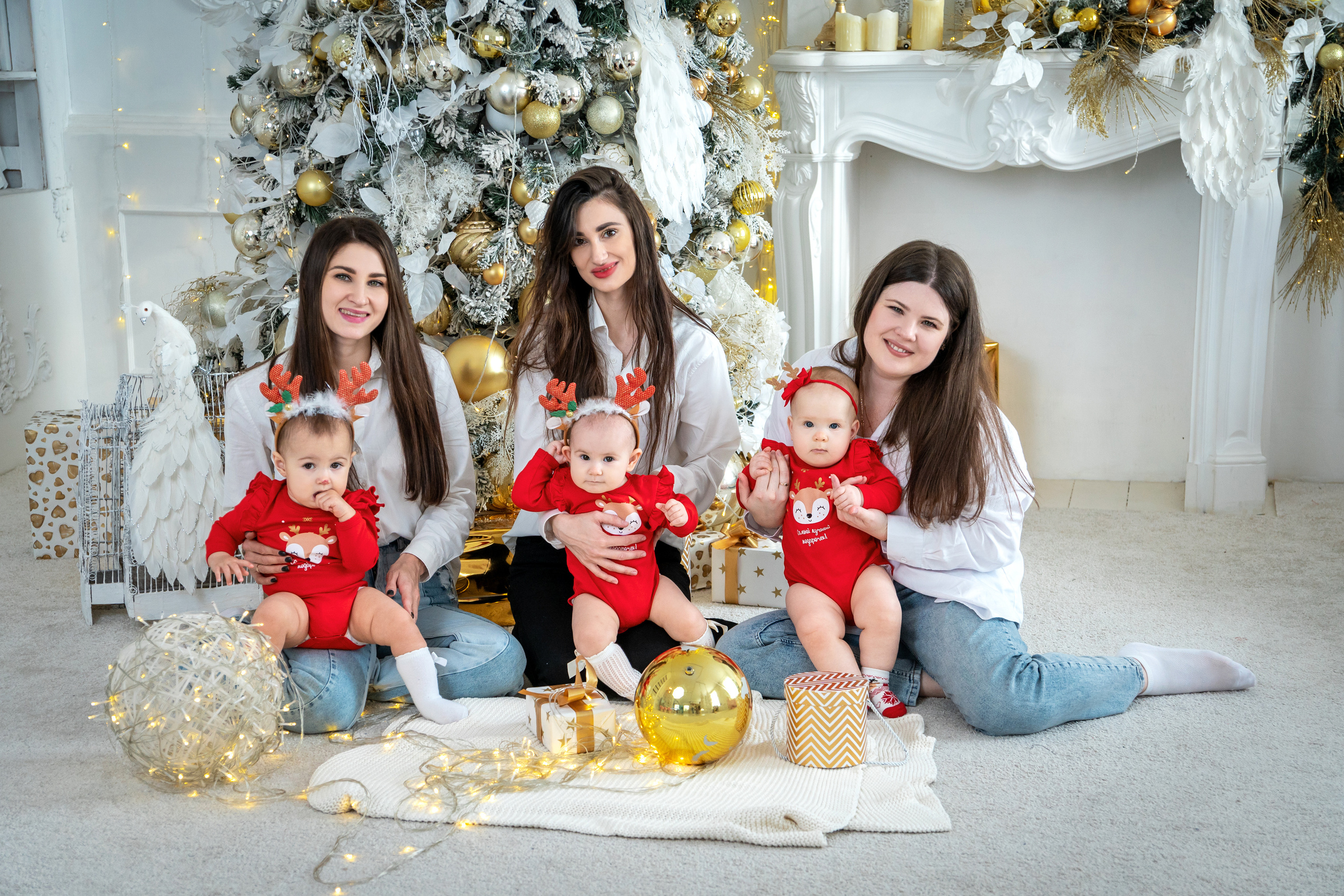 Новогодняя фотосессия малышей. Фотограф в Краснодаре и Краснодарском крае Елена Быкова