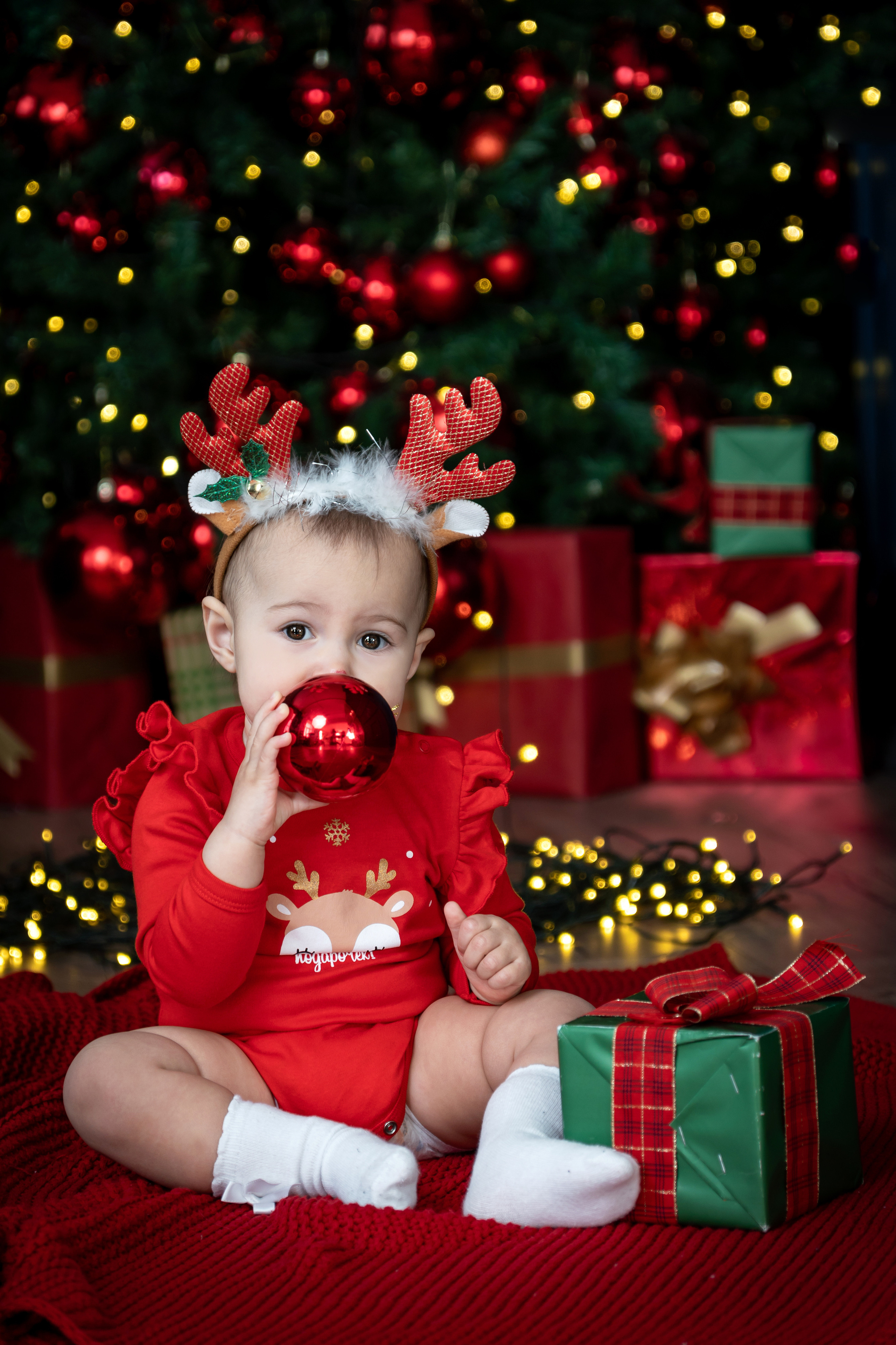 Новогодняя фотосессия малышей. Фотограф в Краснодаре и Краснодарском крае Елена Быкова