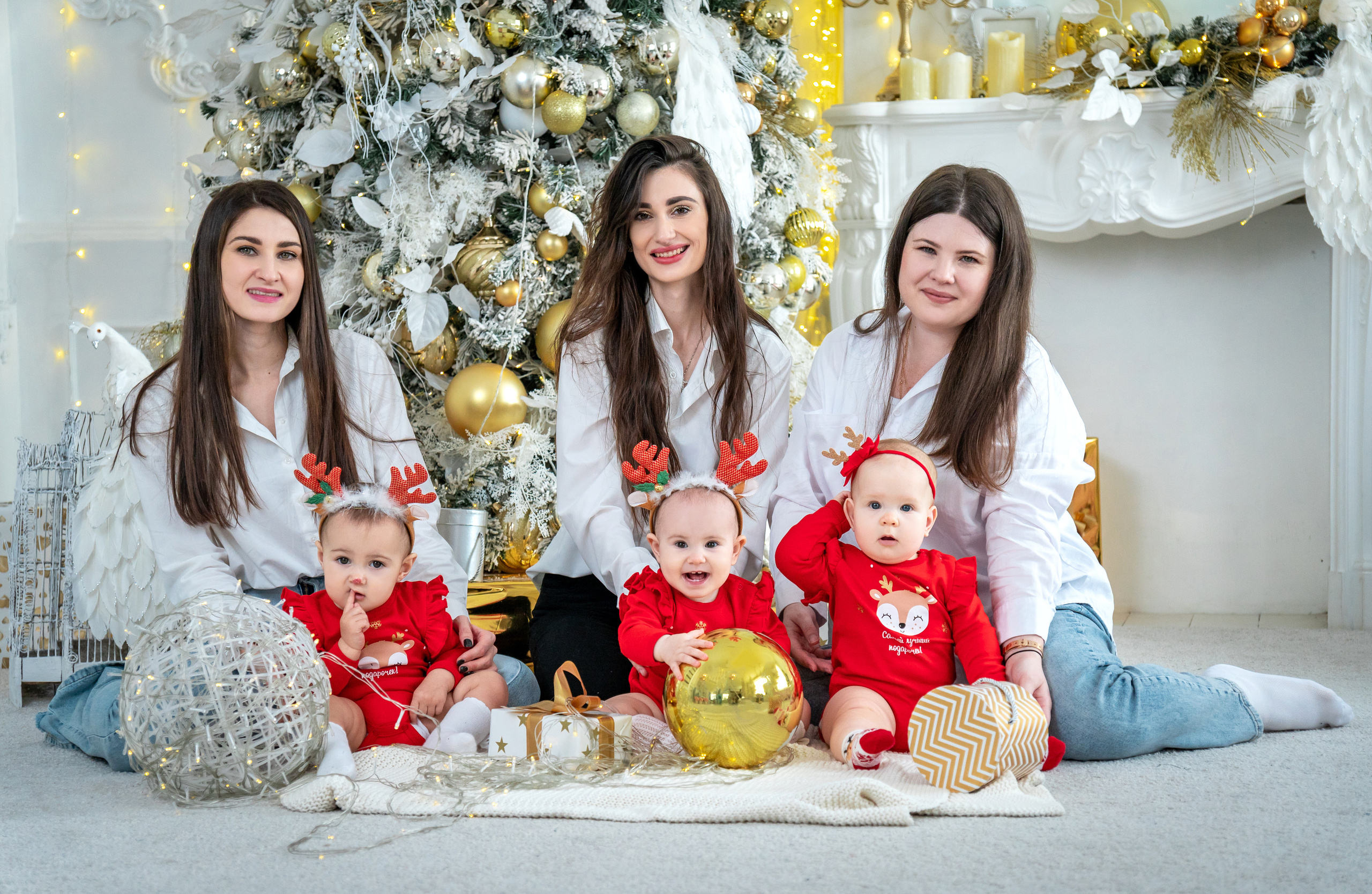 Новогодняя фотосессия малышей. Фотограф в Краснодаре и Краснодарском крае Елена Быкова