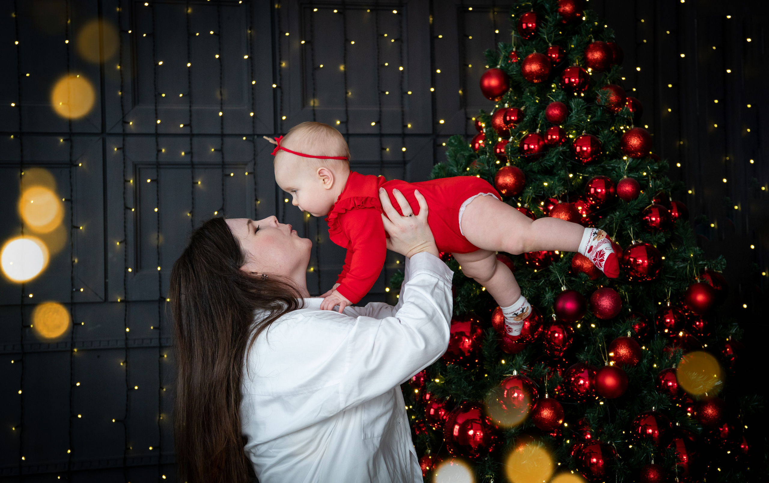 Новогодняя фотосессия малышей. Фотограф в Краснодаре и Краснодарском крае Елена Быкова