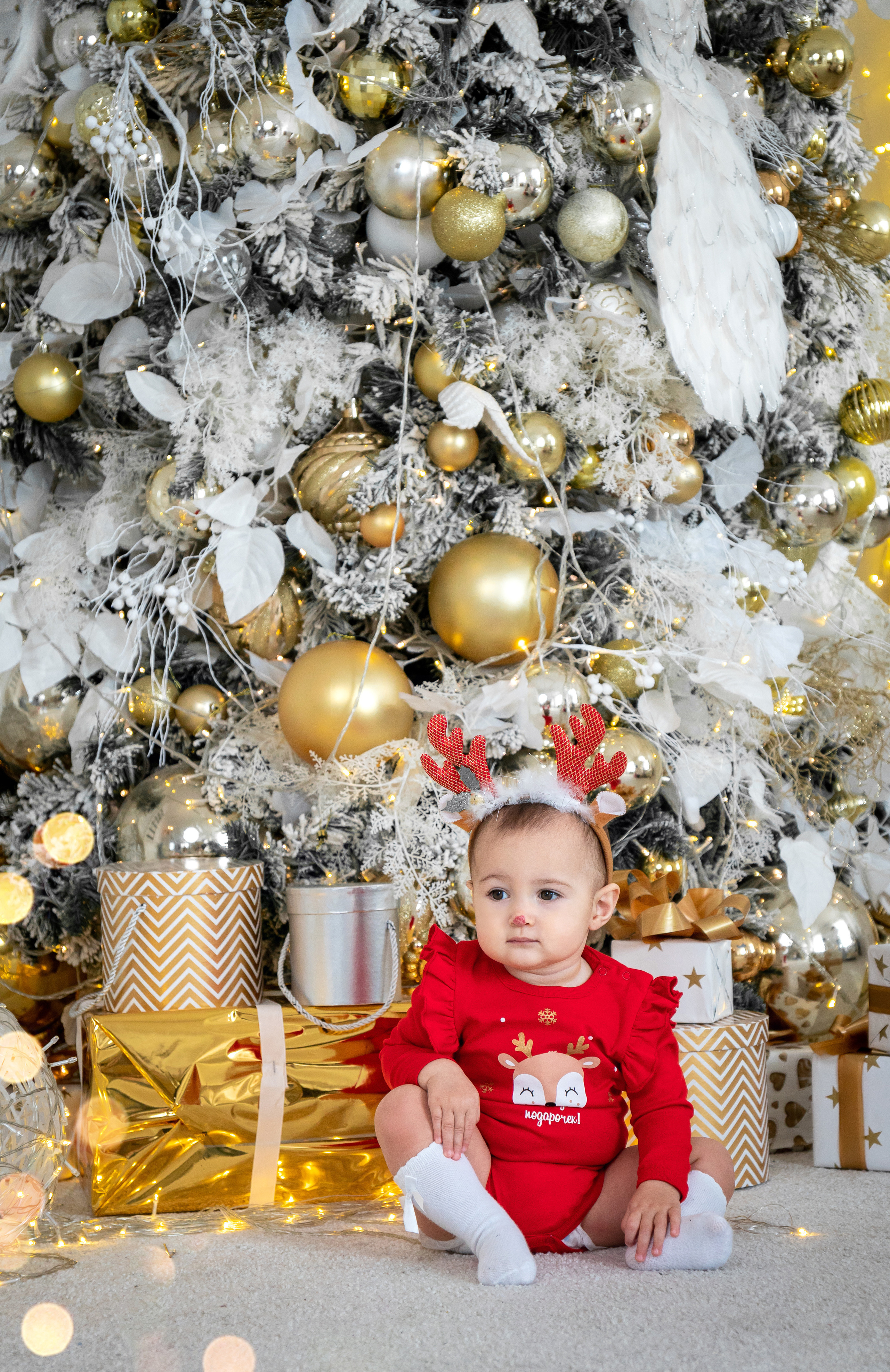 Новогодняя фотосессия малышей. Фотограф в Краснодаре и Краснодарском крае Елена Быкова