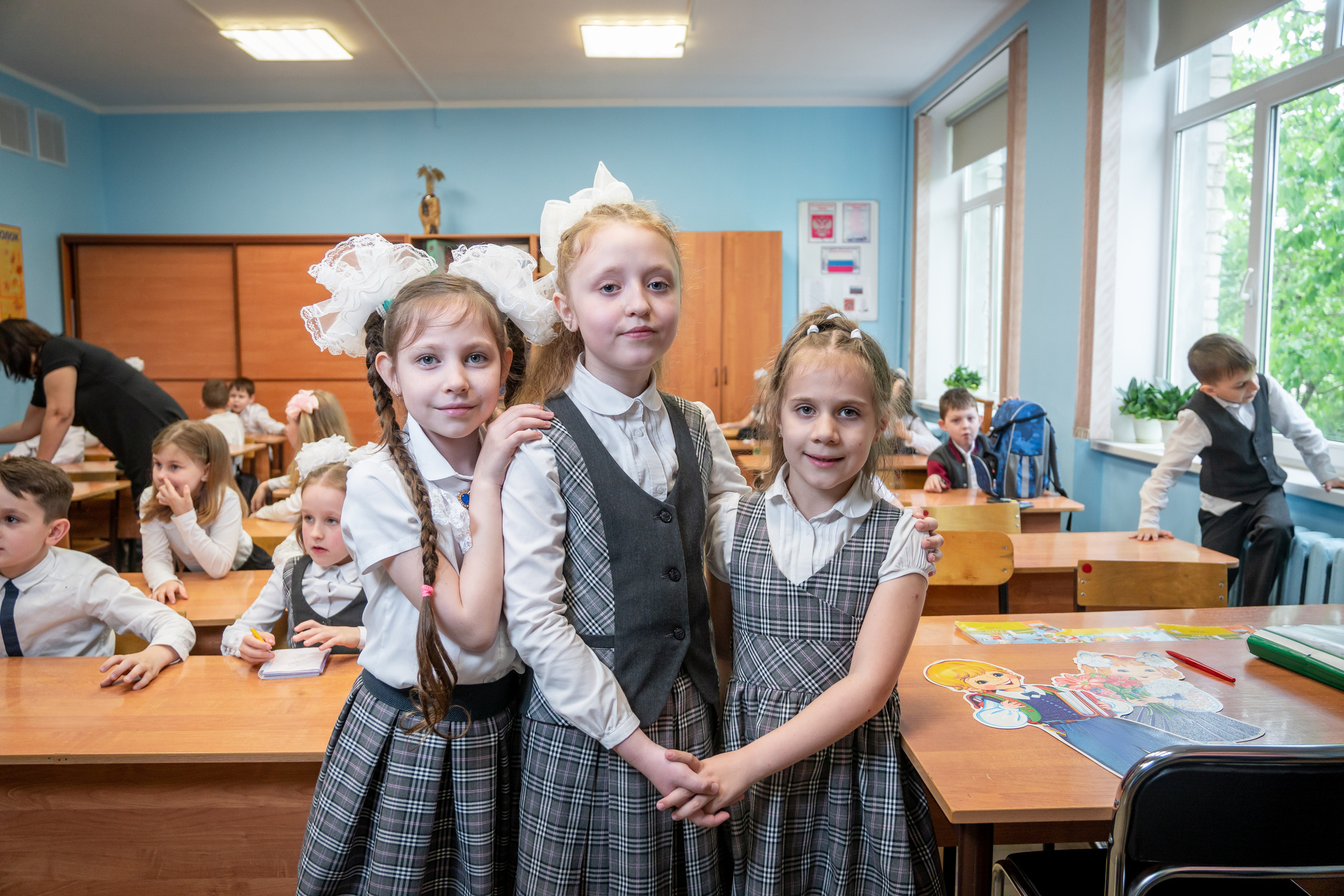 Школьная съёмка первоклашки. Фотограф в Краснодаре и Краснодарском крае Елена Быкова