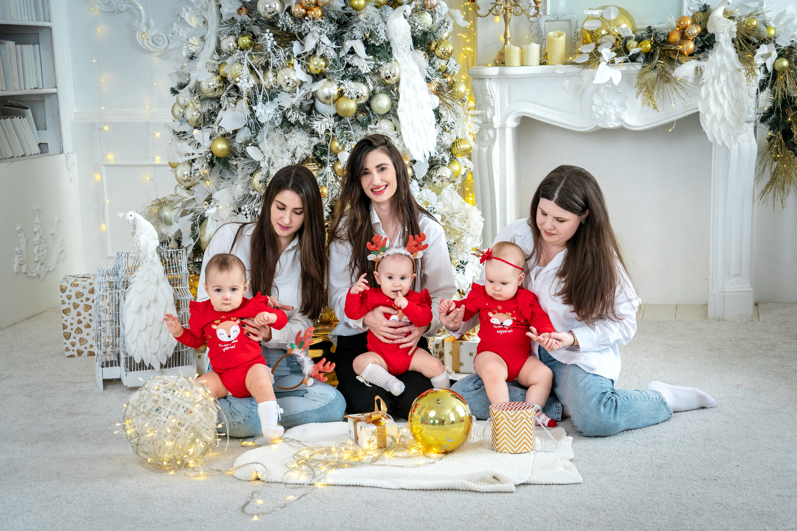 Новогодняя фотосессия малышей. Фотограф в Краснодаре и Краснодарском крае Елена Быкова