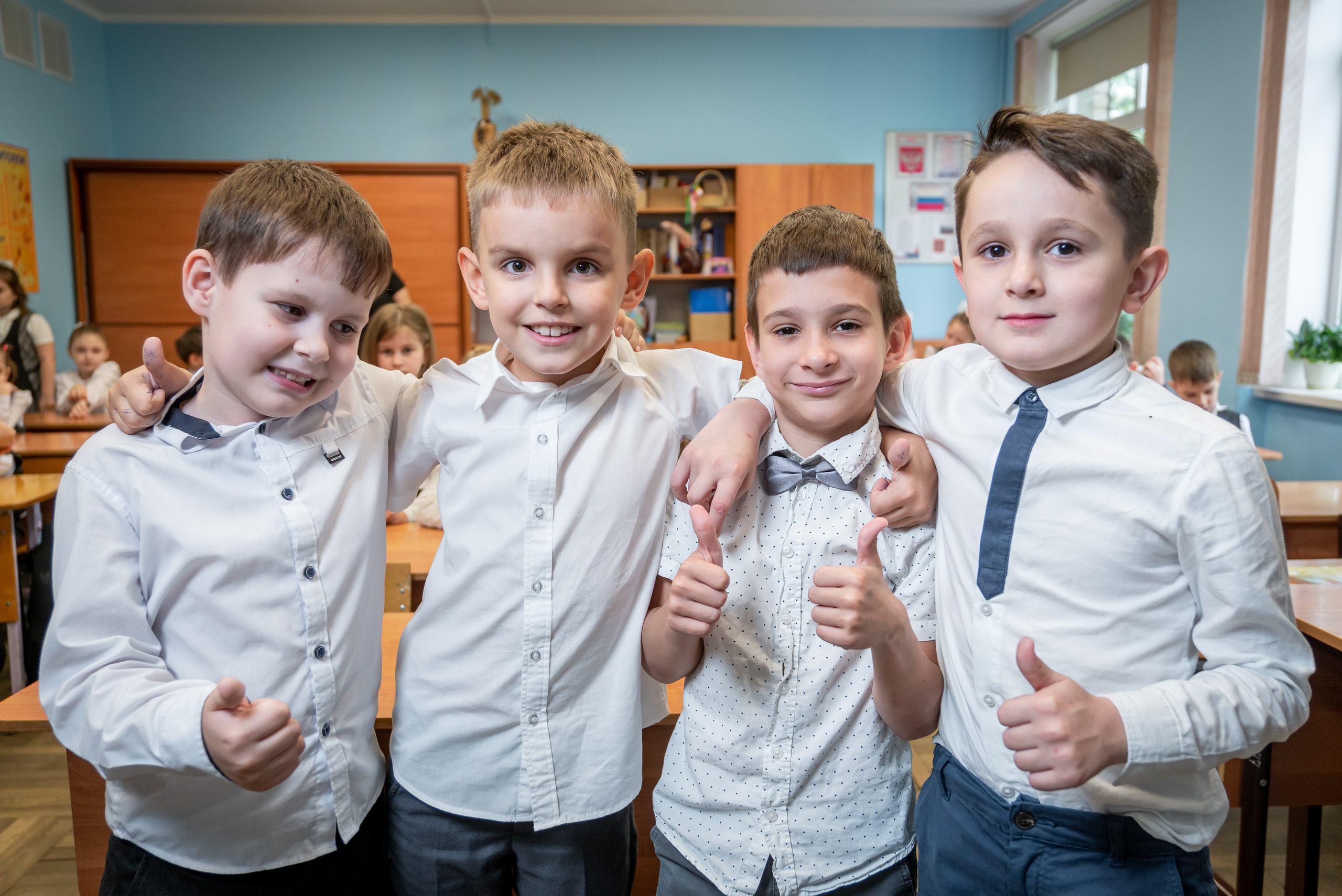 Школьная съёмка первоклашки. Фотограф в Краснодаре и Краснодарском крае Елена Быкова