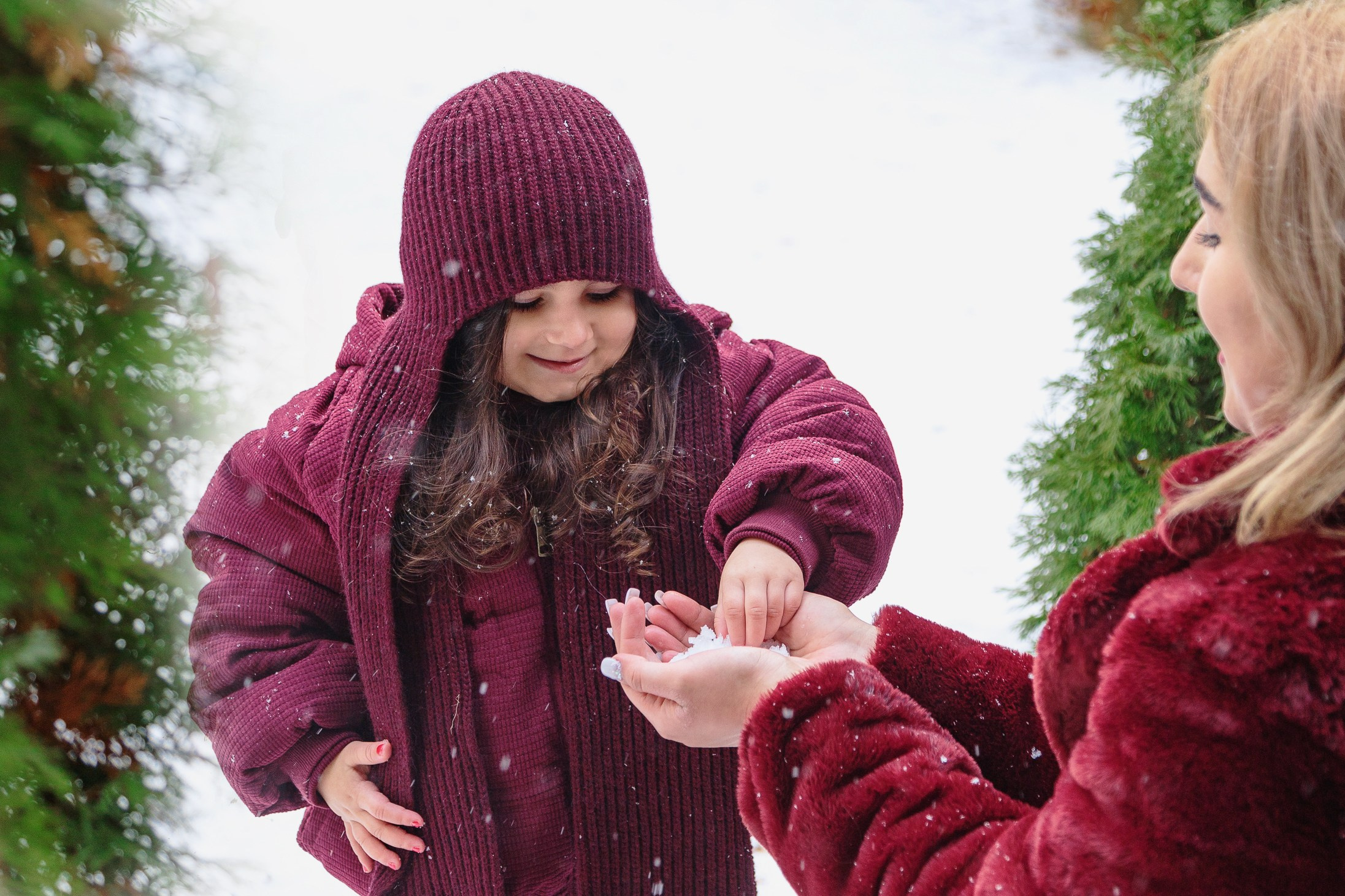 Семейная зимняя фотопрогулка на природе